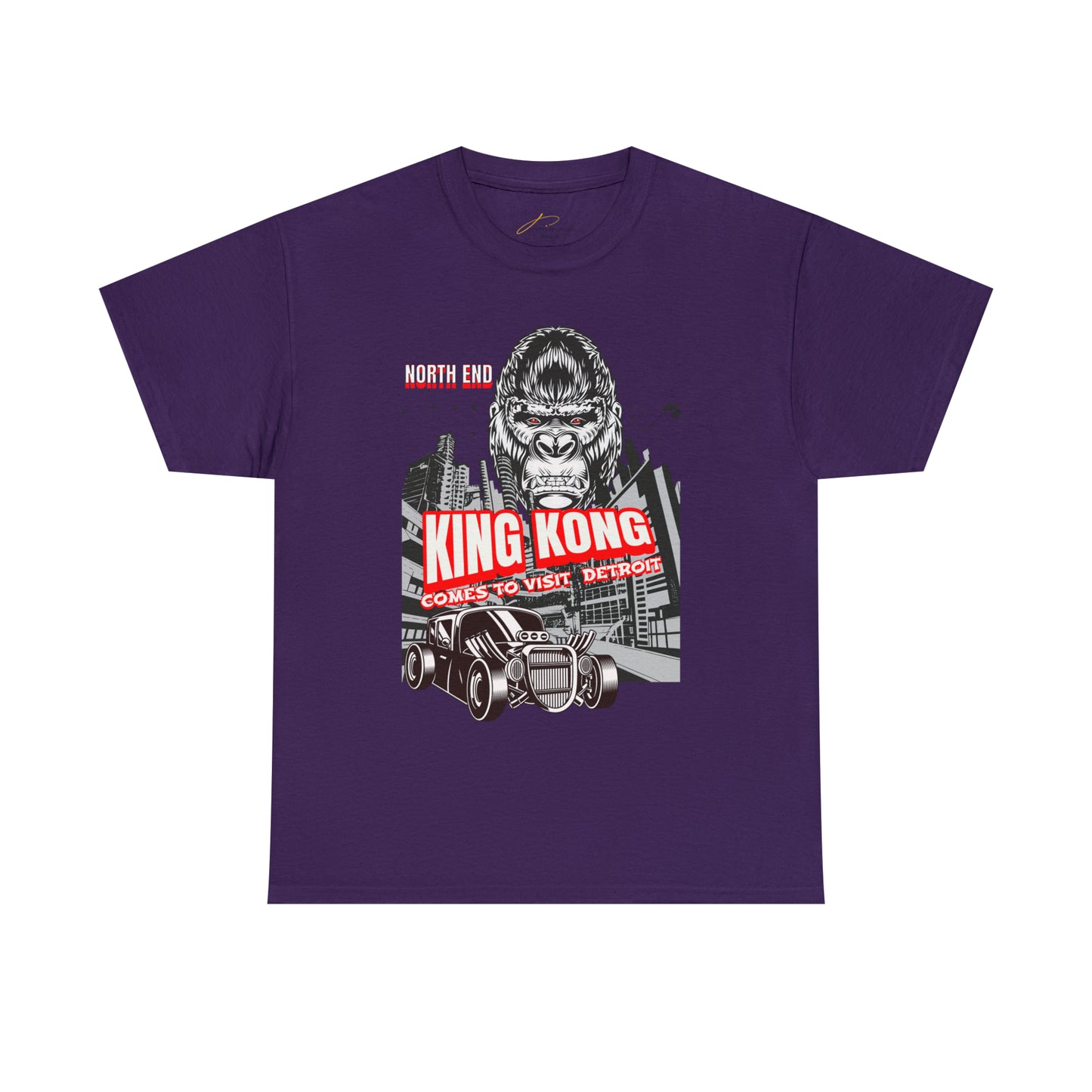 Unisex Heavy Cotton Tee NORTH END KONG
