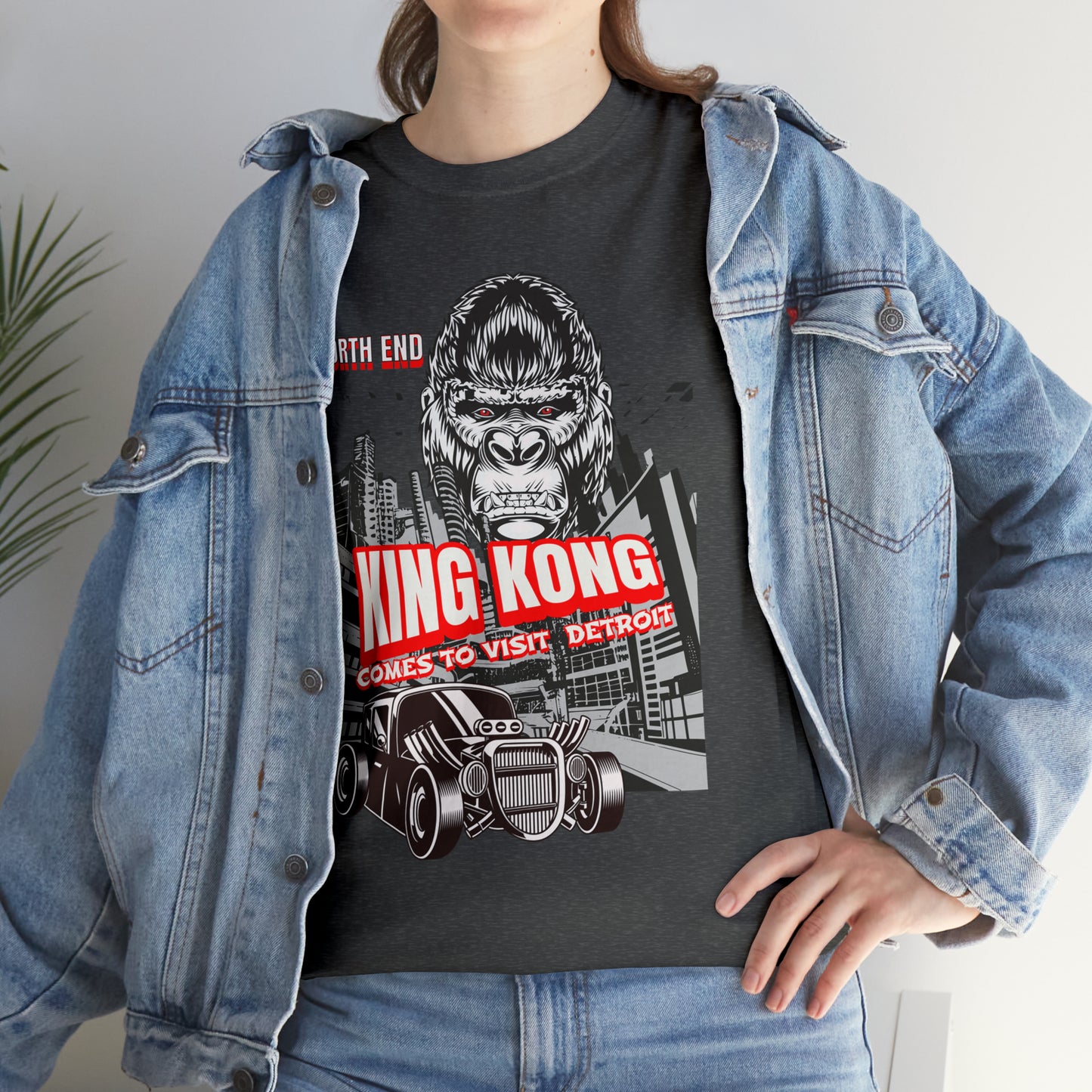 Unisex Heavy Cotton Tee NORTH END KONG