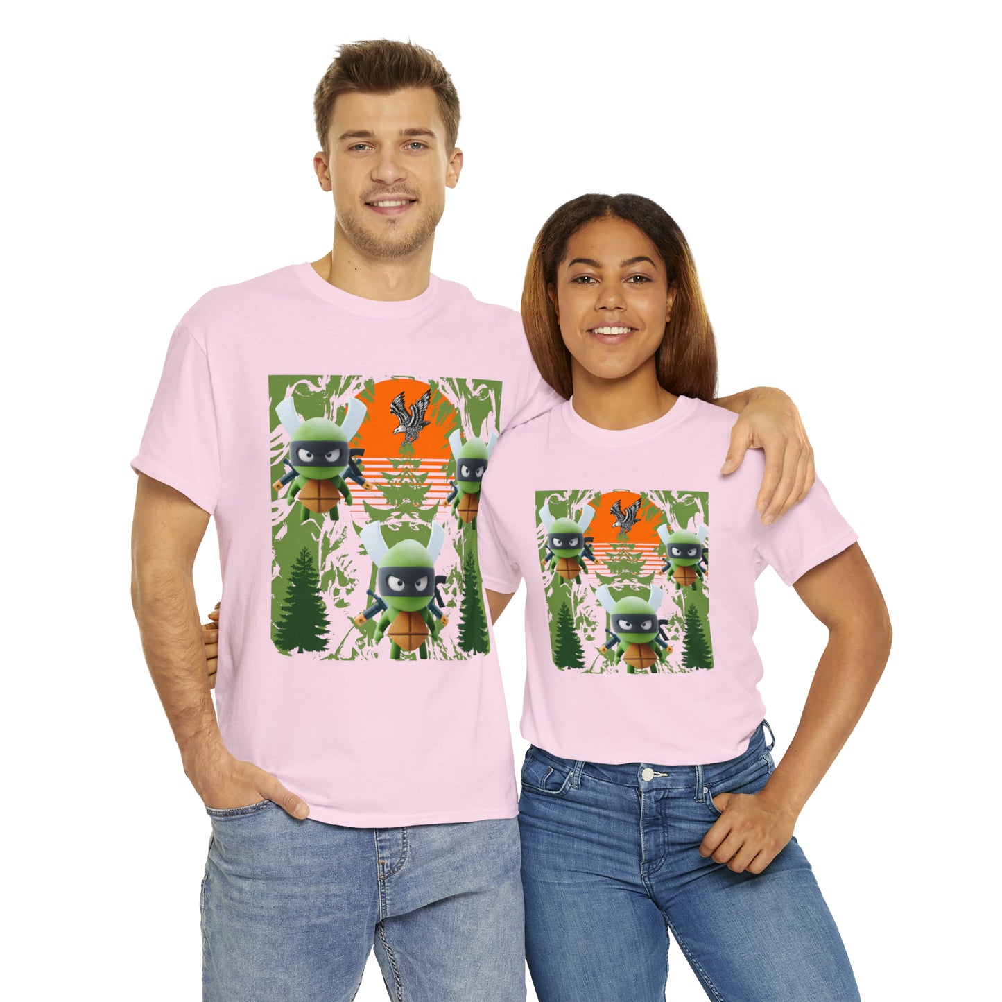 Unisex Heavy Cotton Tee The return of the three ninjas