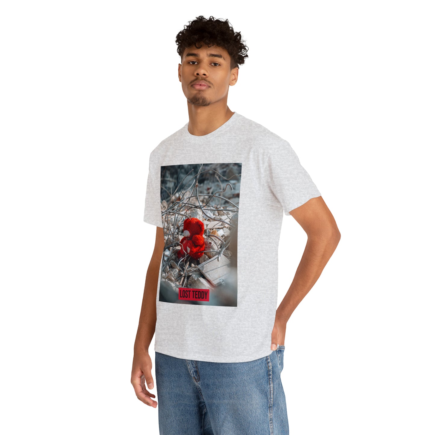 Unisex Heavy Cotton Tee Lost Teddy