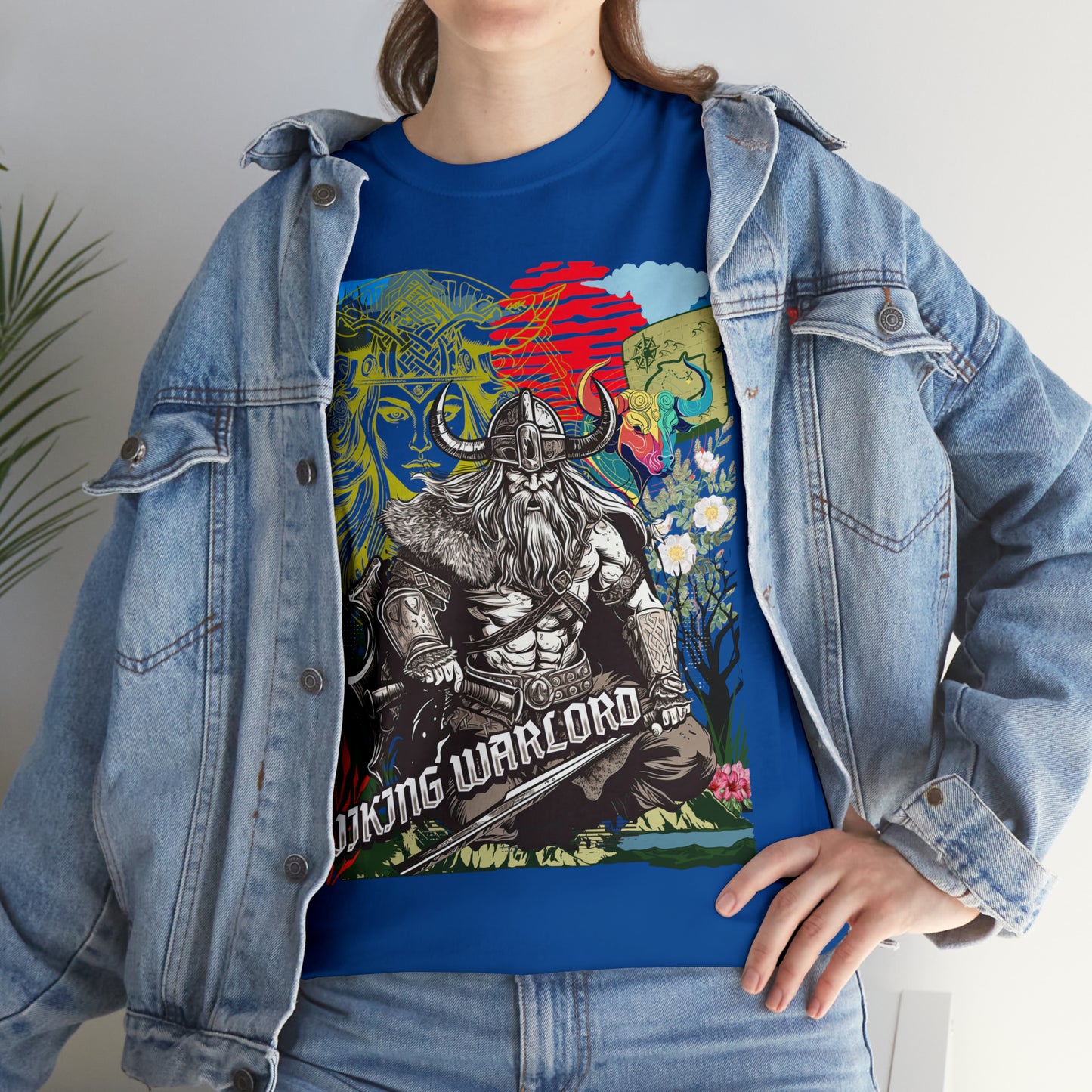 Unisex Heavy Cotton Tee  VIKING WARLORD