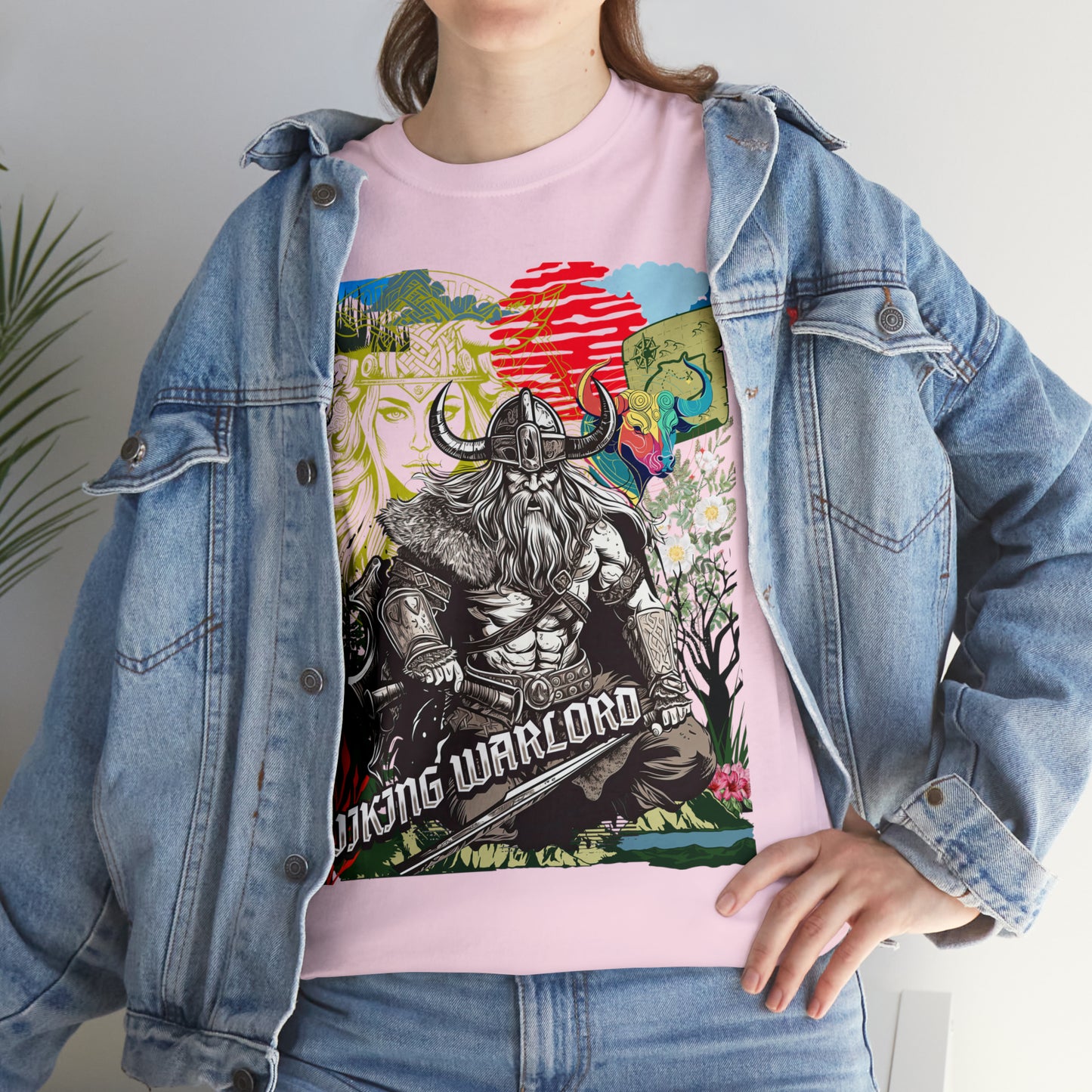Unisex Heavy Cotton Tee  VIKING WARLORD