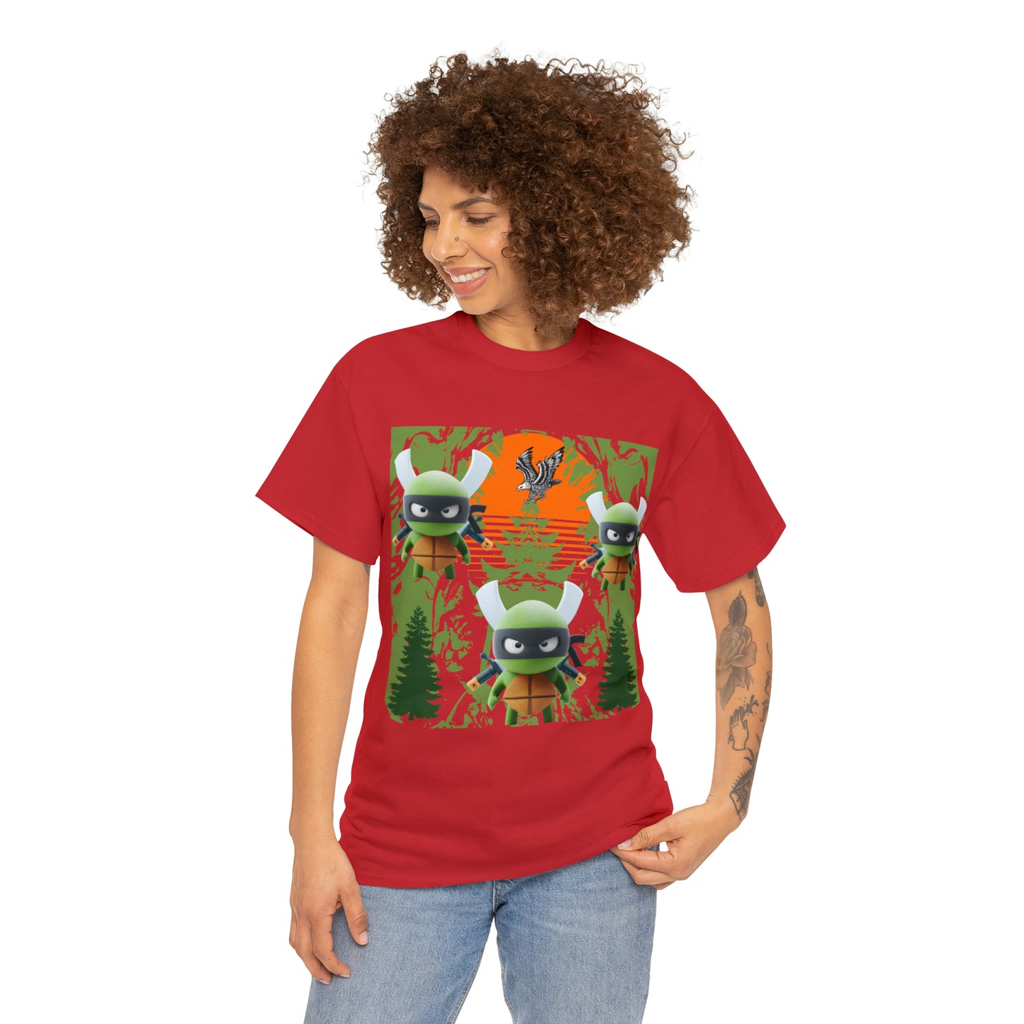 Unisex Heavy Cotton Tee The return of the three ninjas