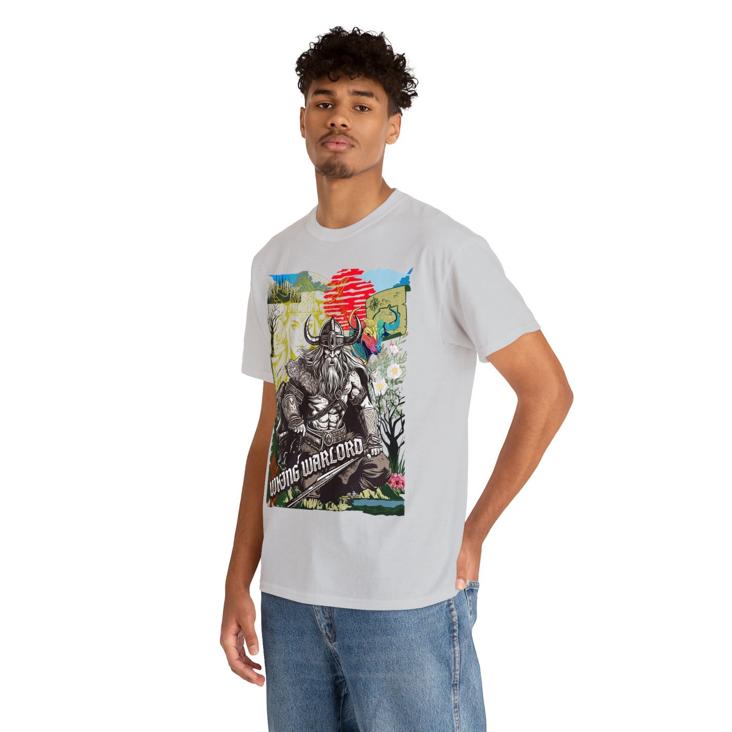 Unisex Heavy Cotton Tee  VIKING WARLORD