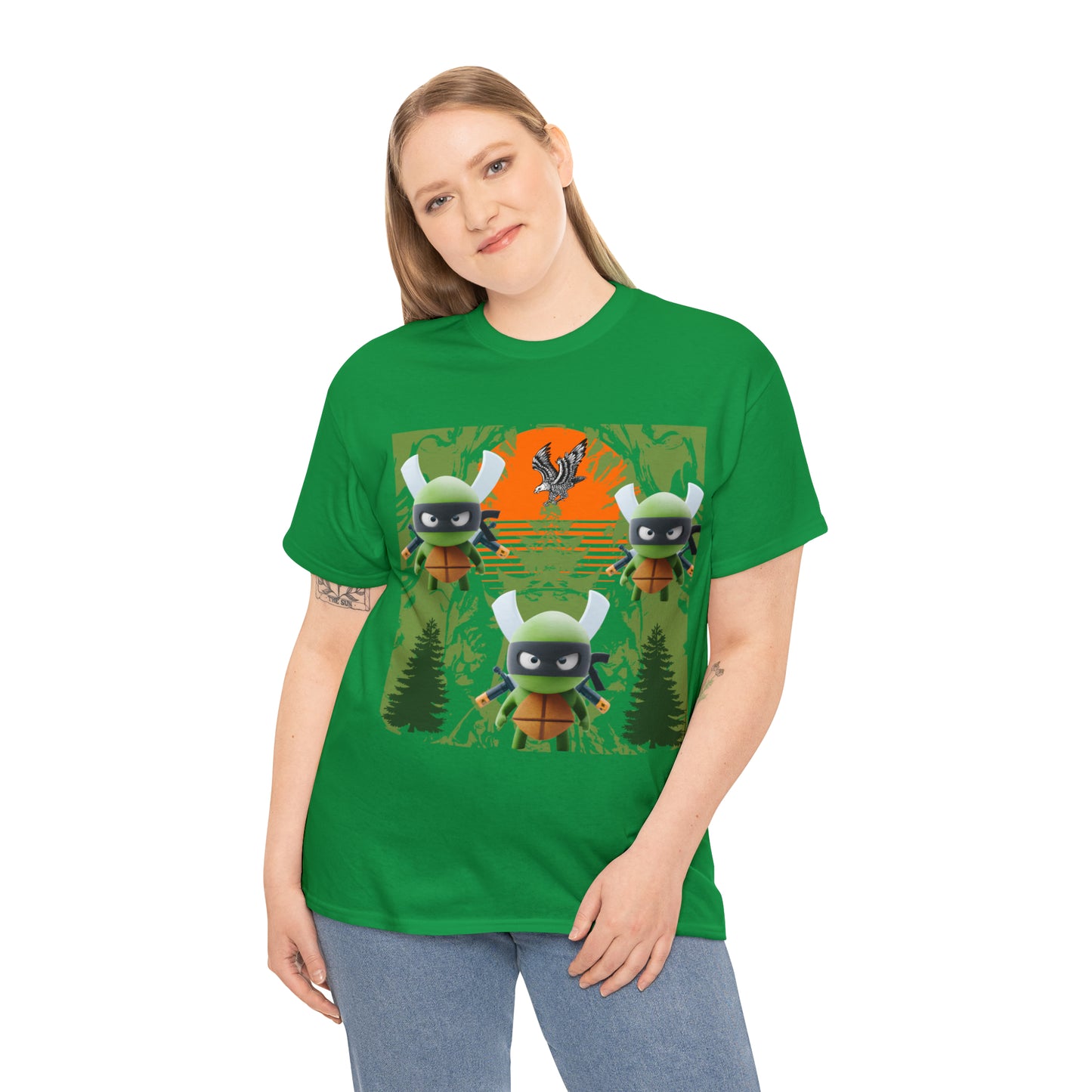 Unisex Heavy Cotton Tee The return of the three ninjas