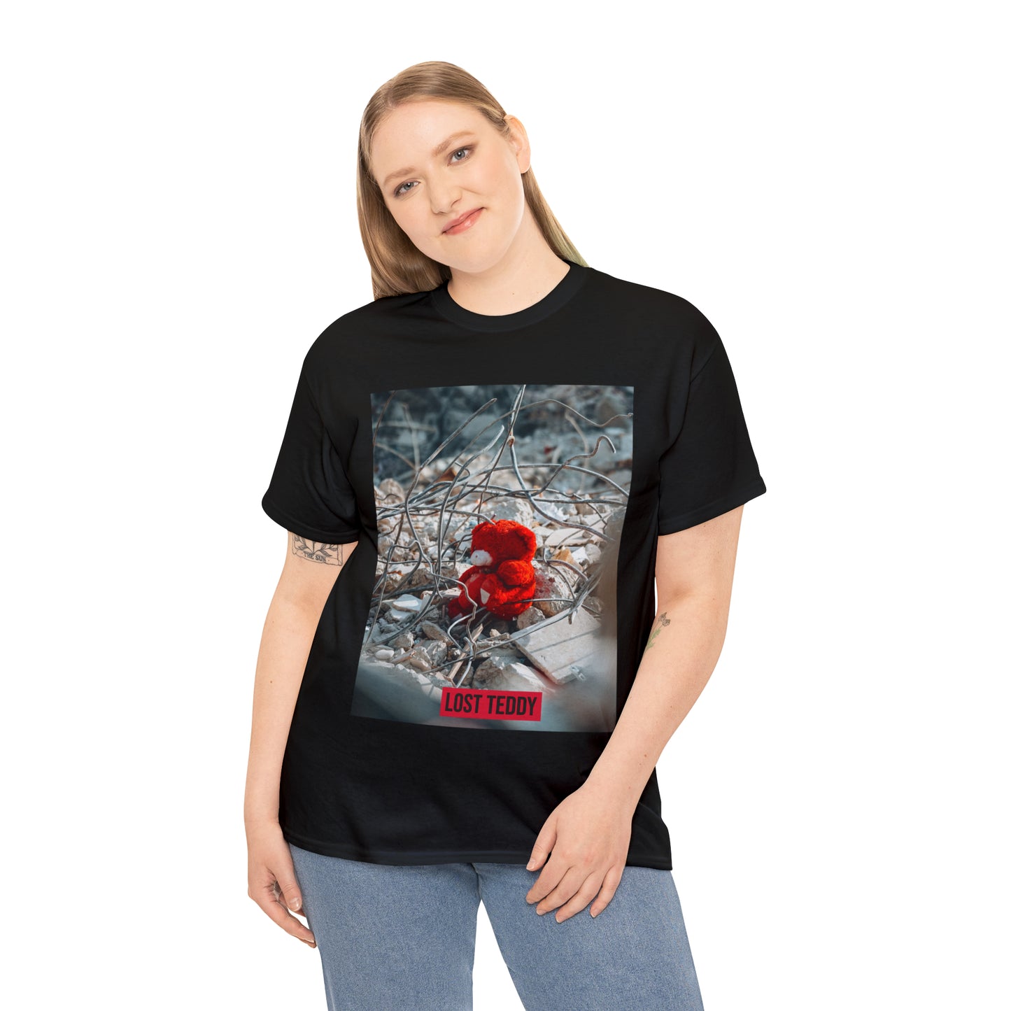 Unisex Heavy Cotton Tee Lost Teddy