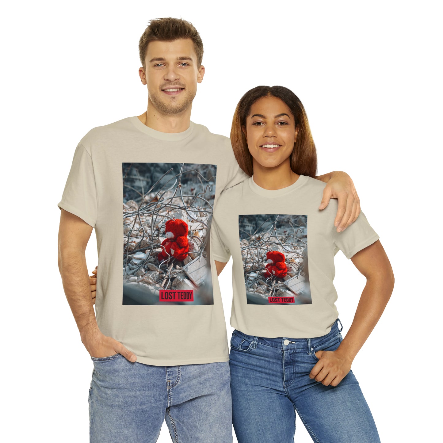 Unisex Heavy Cotton Tee Lost Teddy