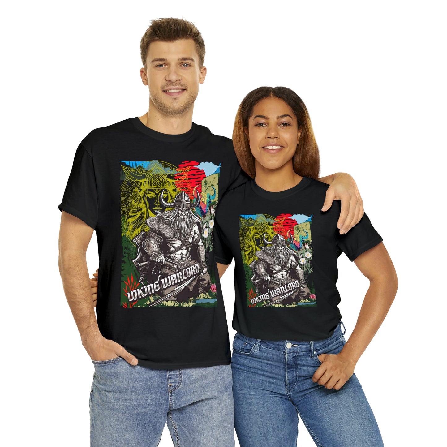 Unisex Heavy Cotton Tee  VIKING WARLORD