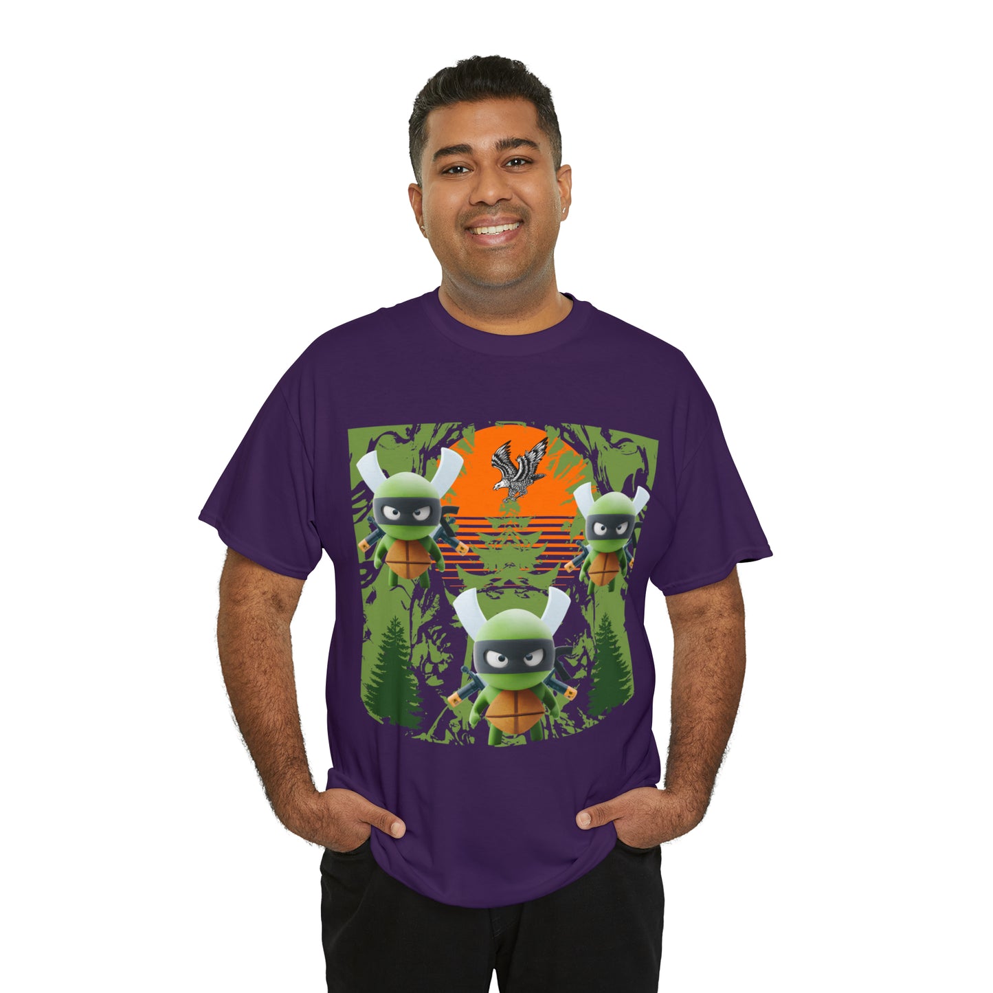 Unisex Heavy Cotton Tee The return of the three ninjas
