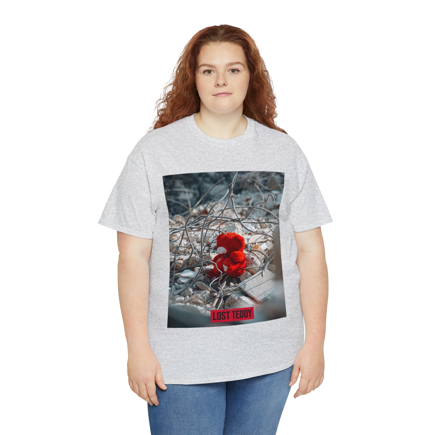 Unisex Heavy Cotton Tee Lost Teddy