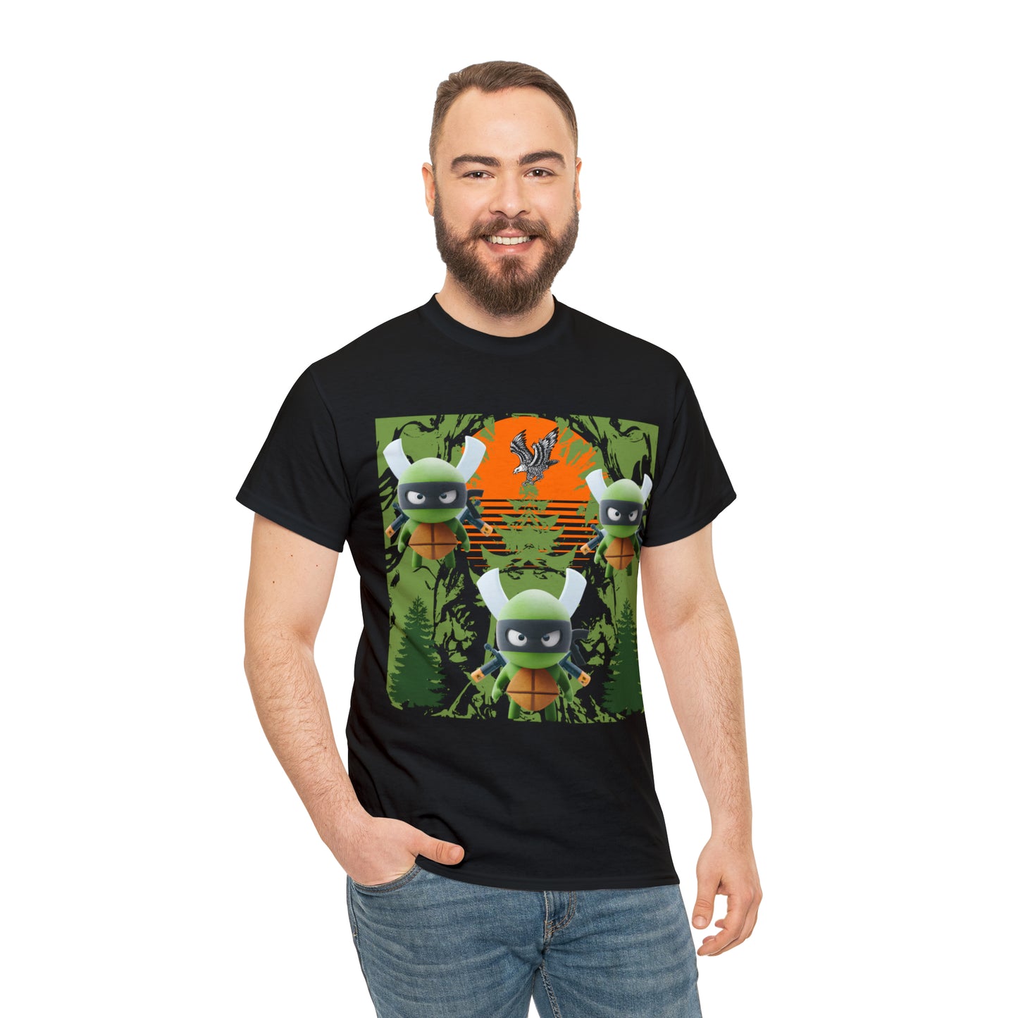 Unisex Heavy Cotton Tee The return of the three ninjas