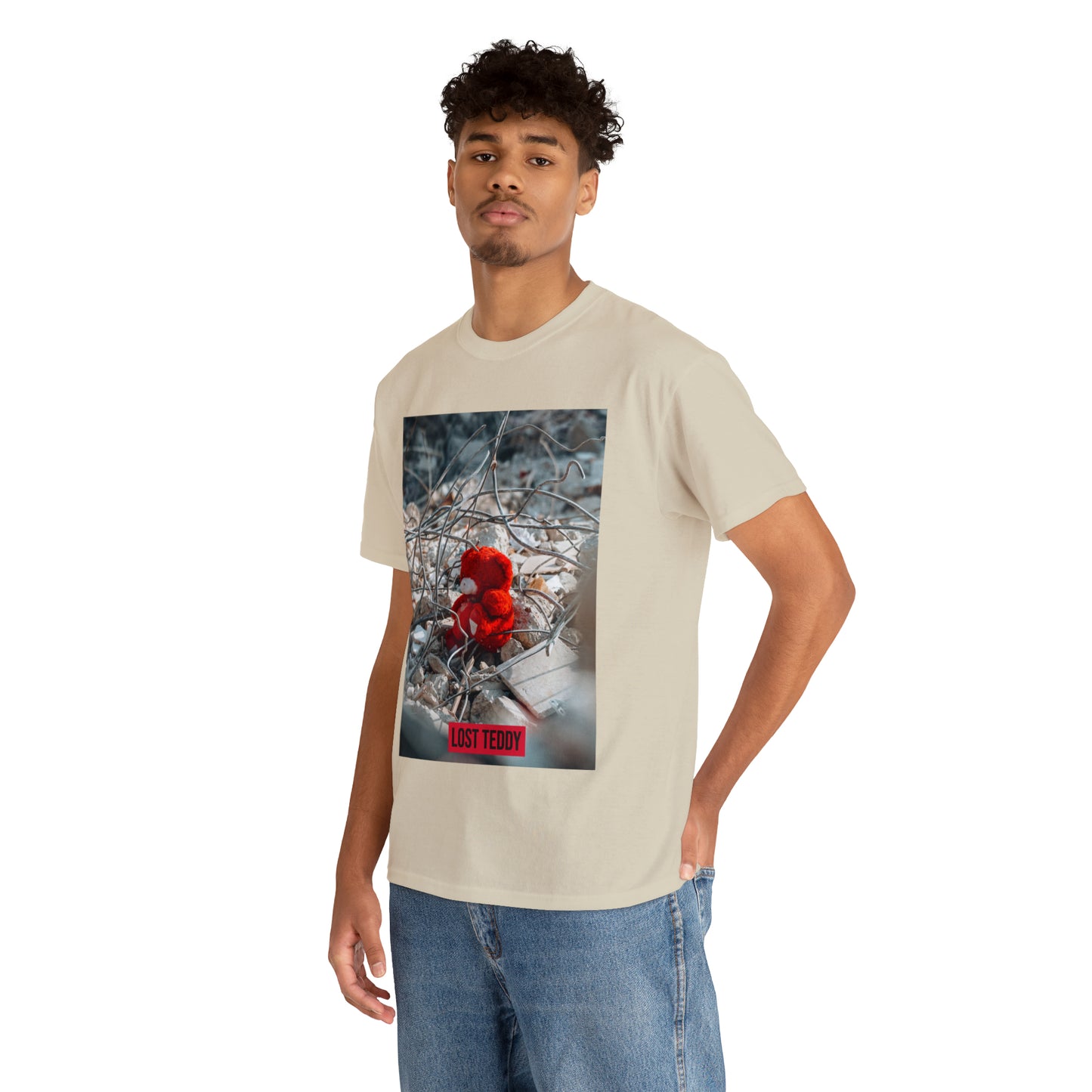 Unisex Heavy Cotton Tee Lost Teddy