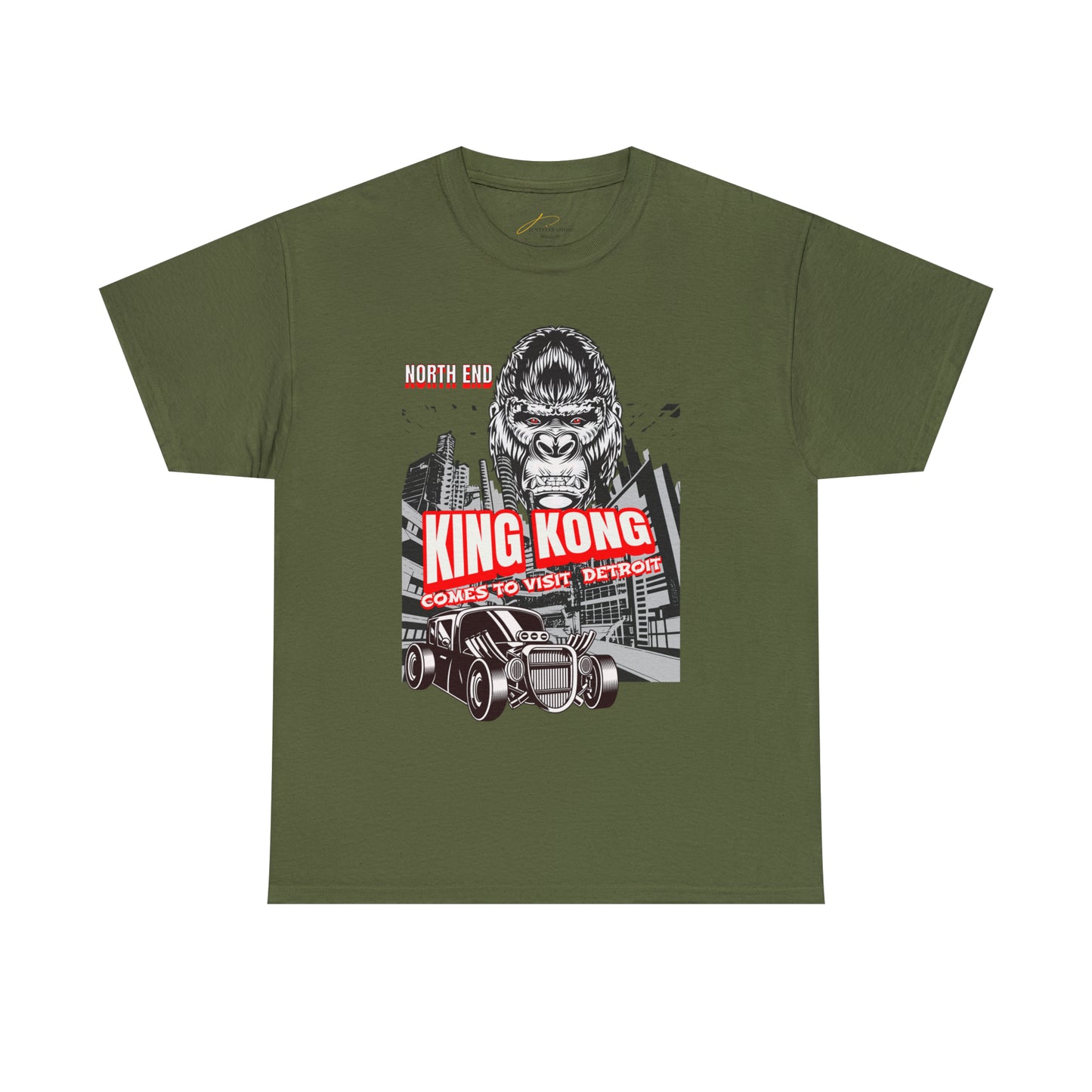 Unisex Heavy Cotton Tee NORTH END KONG
