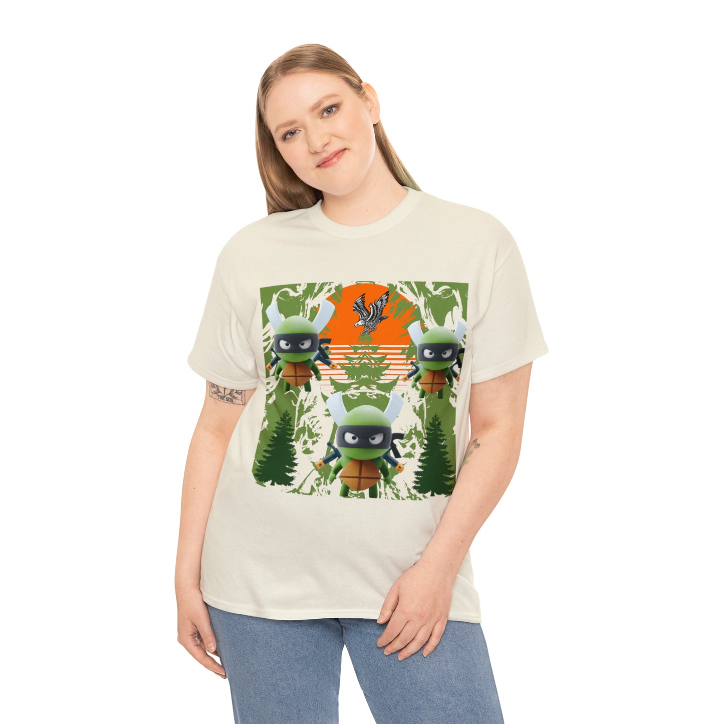 Unisex Heavy Cotton Tee The return of the three ninjas
