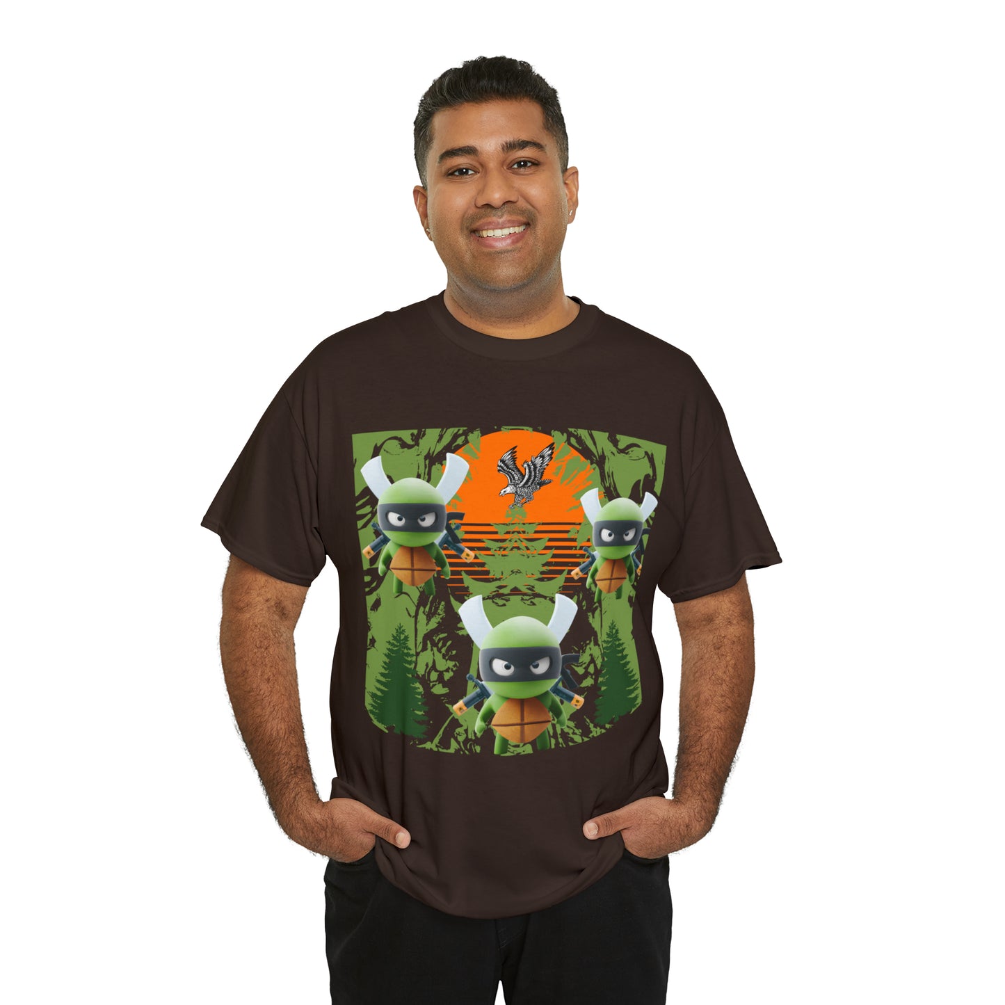 Unisex Heavy Cotton Tee The return of the three ninjas