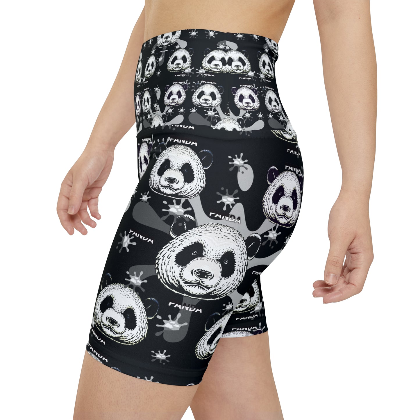 Women's Workout Shorts (AOP) 3FIVE PANDA