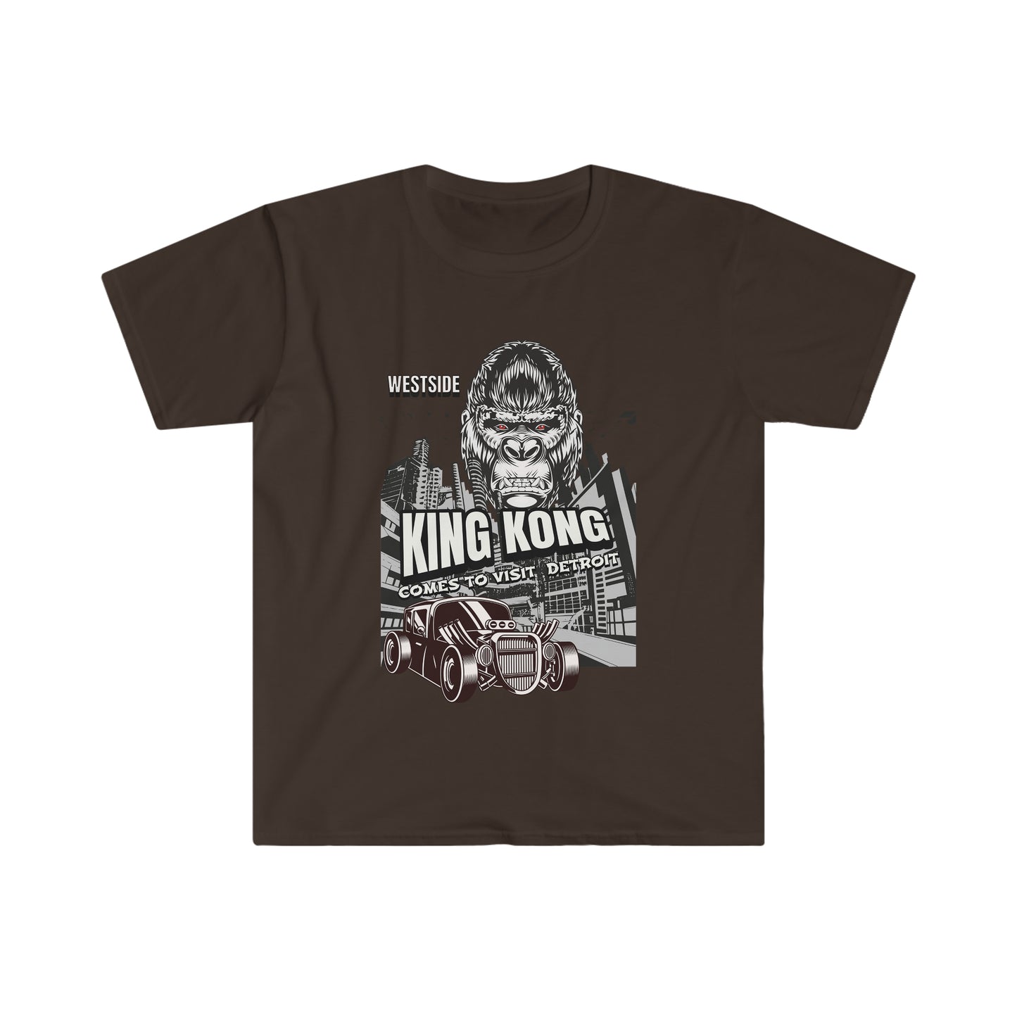 Unisex Softstyle T-Shirt KING KONG WHT