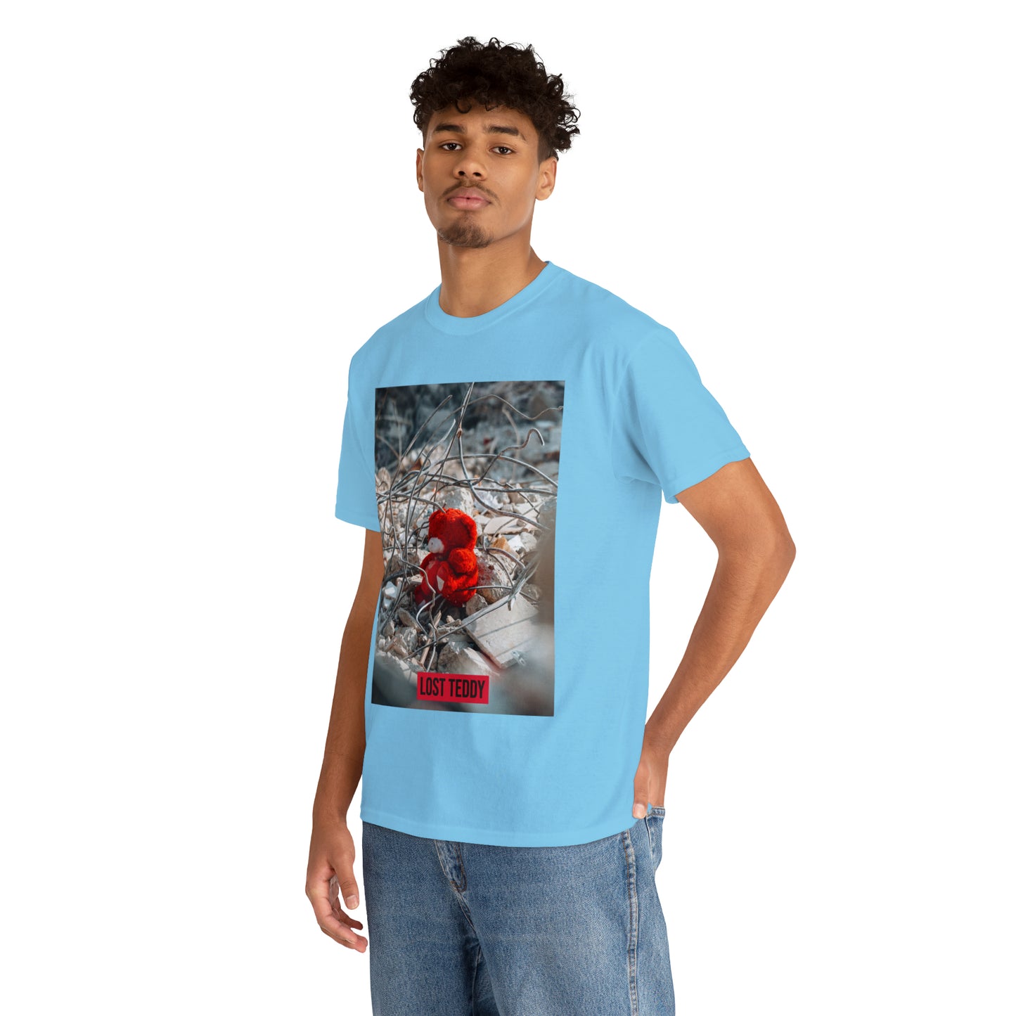 Unisex Heavy Cotton Tee Lost Teddy