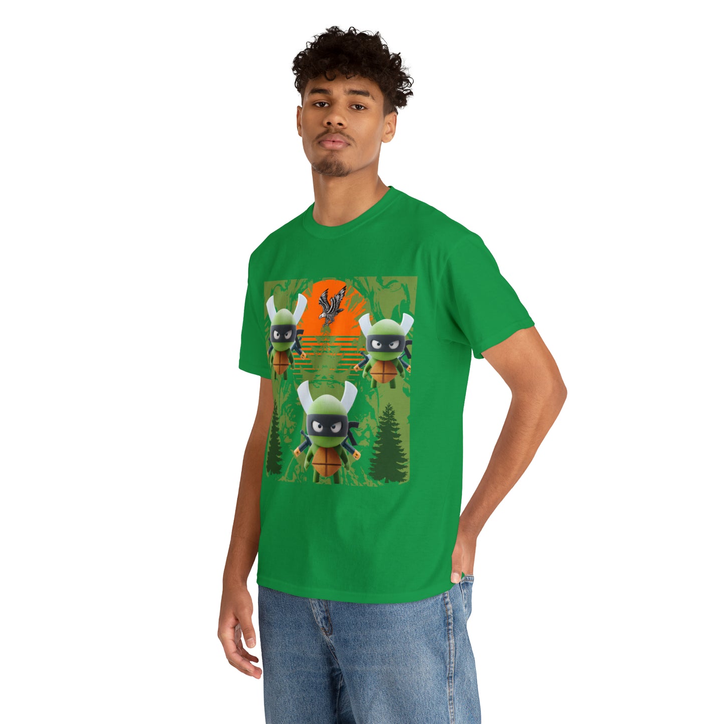 Unisex Heavy Cotton Tee The return of the three ninjas