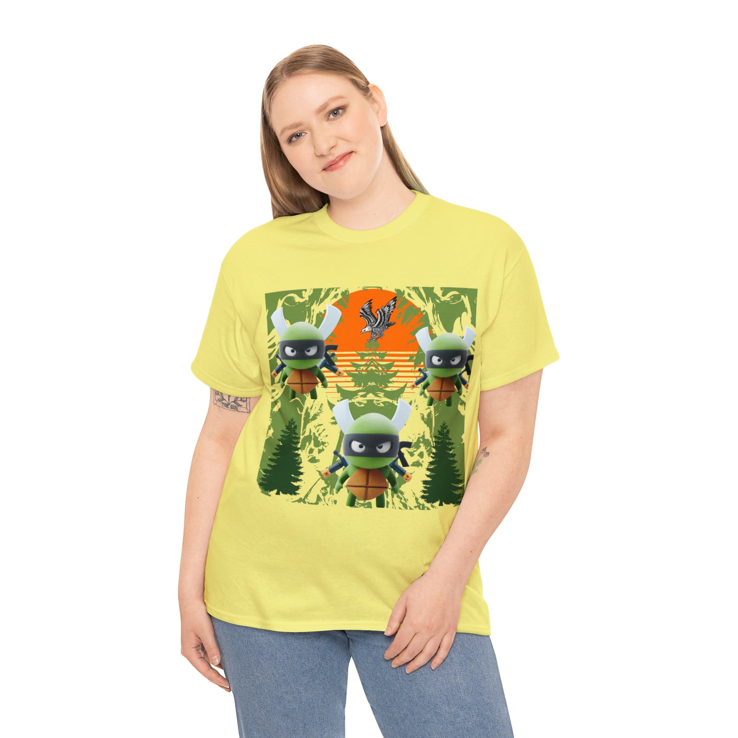 Unisex Heavy Cotton Tee The return of the three ninjas