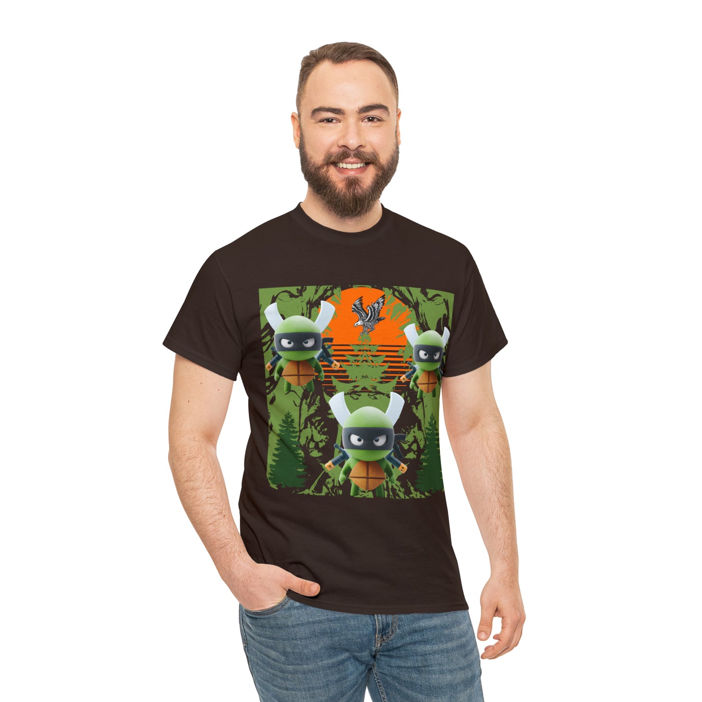 Unisex Heavy Cotton Tee The return of the three ninjas