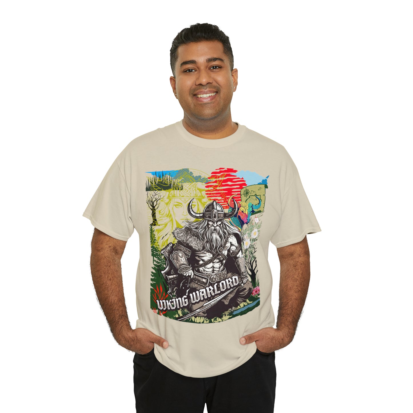 Unisex Heavy Cotton Tee  VIKING WARLORD