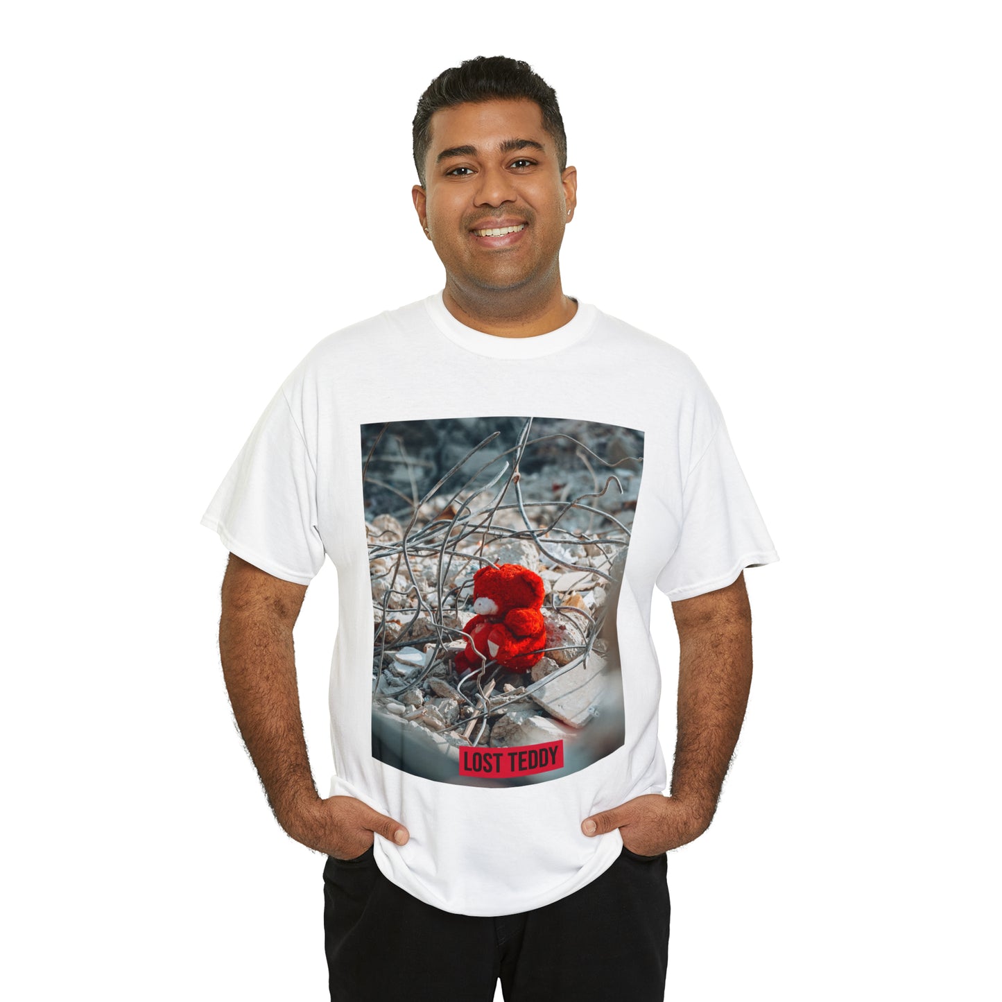 Unisex Heavy Cotton Tee Lost Teddy