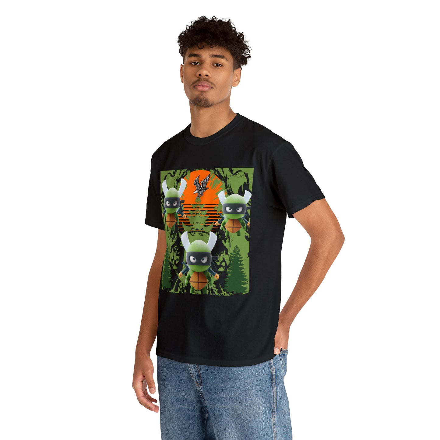 Unisex Heavy Cotton Tee The return of the three ninjas