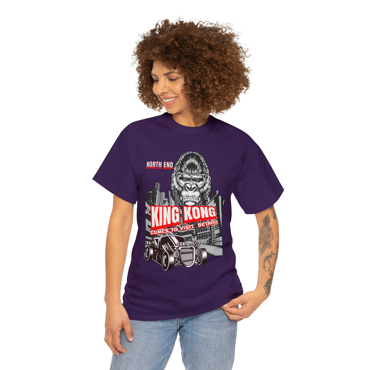 Unisex Heavy Cotton Tee NORTH END KONG