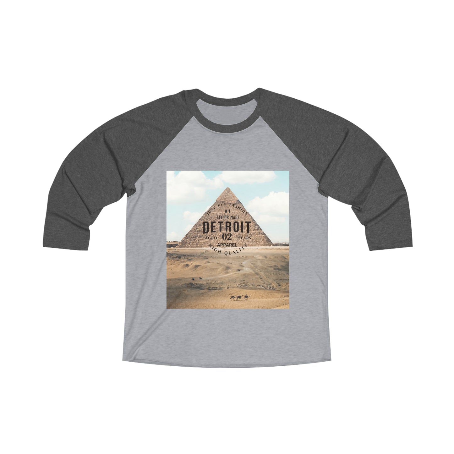 Unisex Tri-Blend 3\4 Raglan Tee