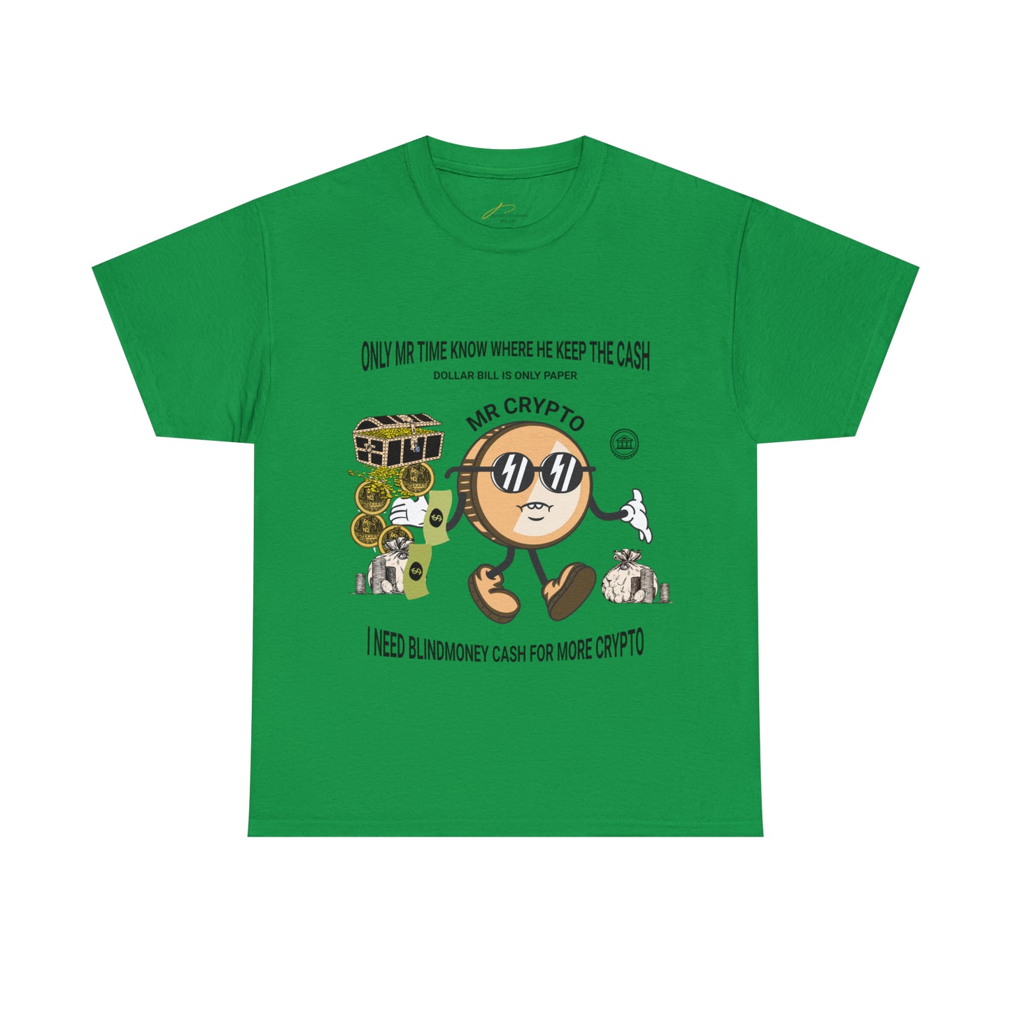 Unisex Heavy Cotton Tee  MR CRYPTO