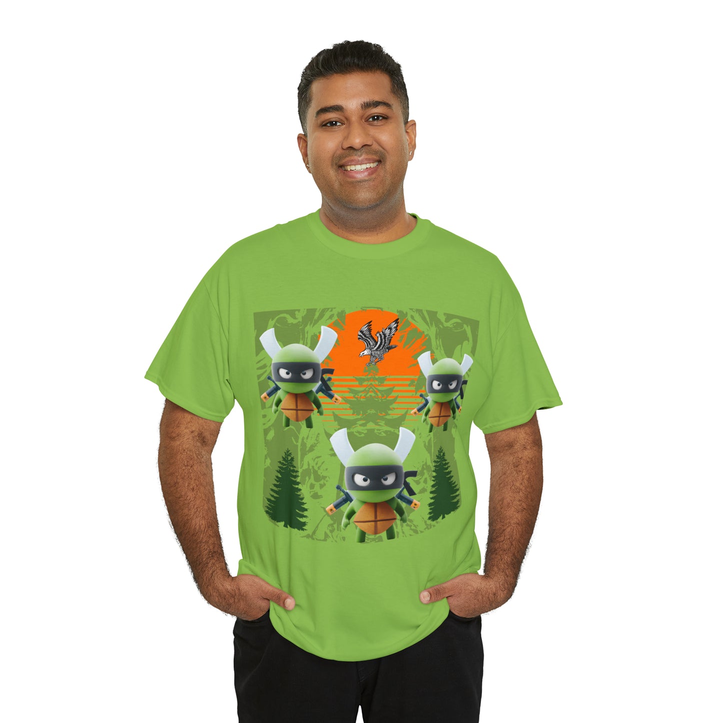 Unisex Heavy Cotton Tee The return of the three ninjas