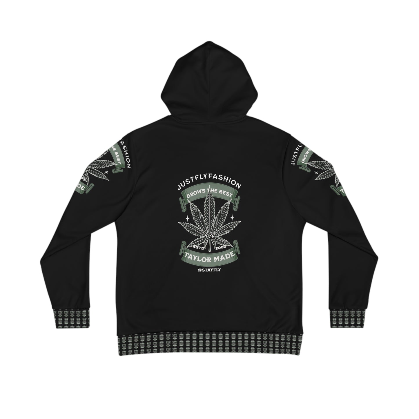 Men's Hoodie (AOP) Just Fly Fashion 4.20 Grows The Best Taylor Made
