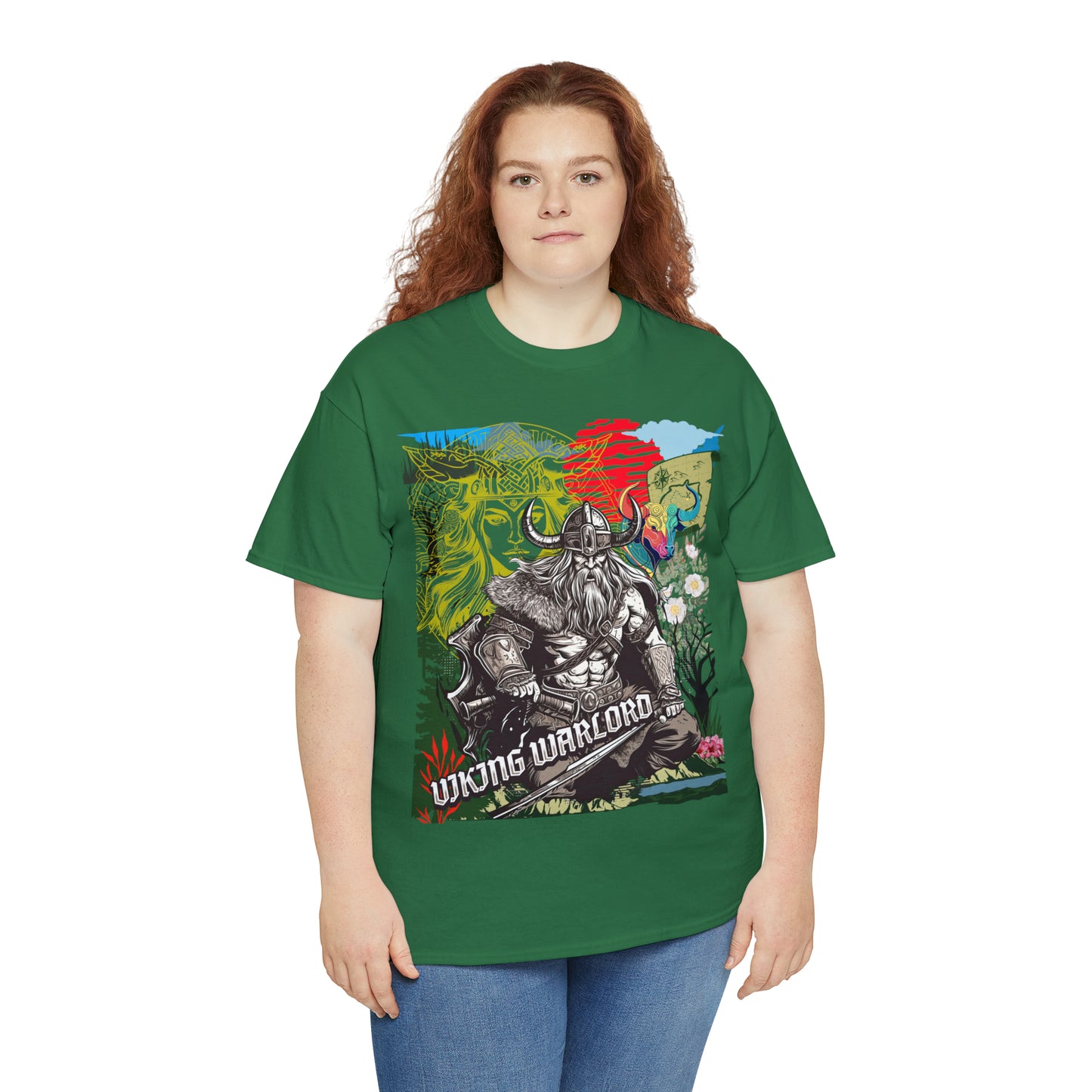 Unisex Heavy Cotton Tee  VIKING WARLORD