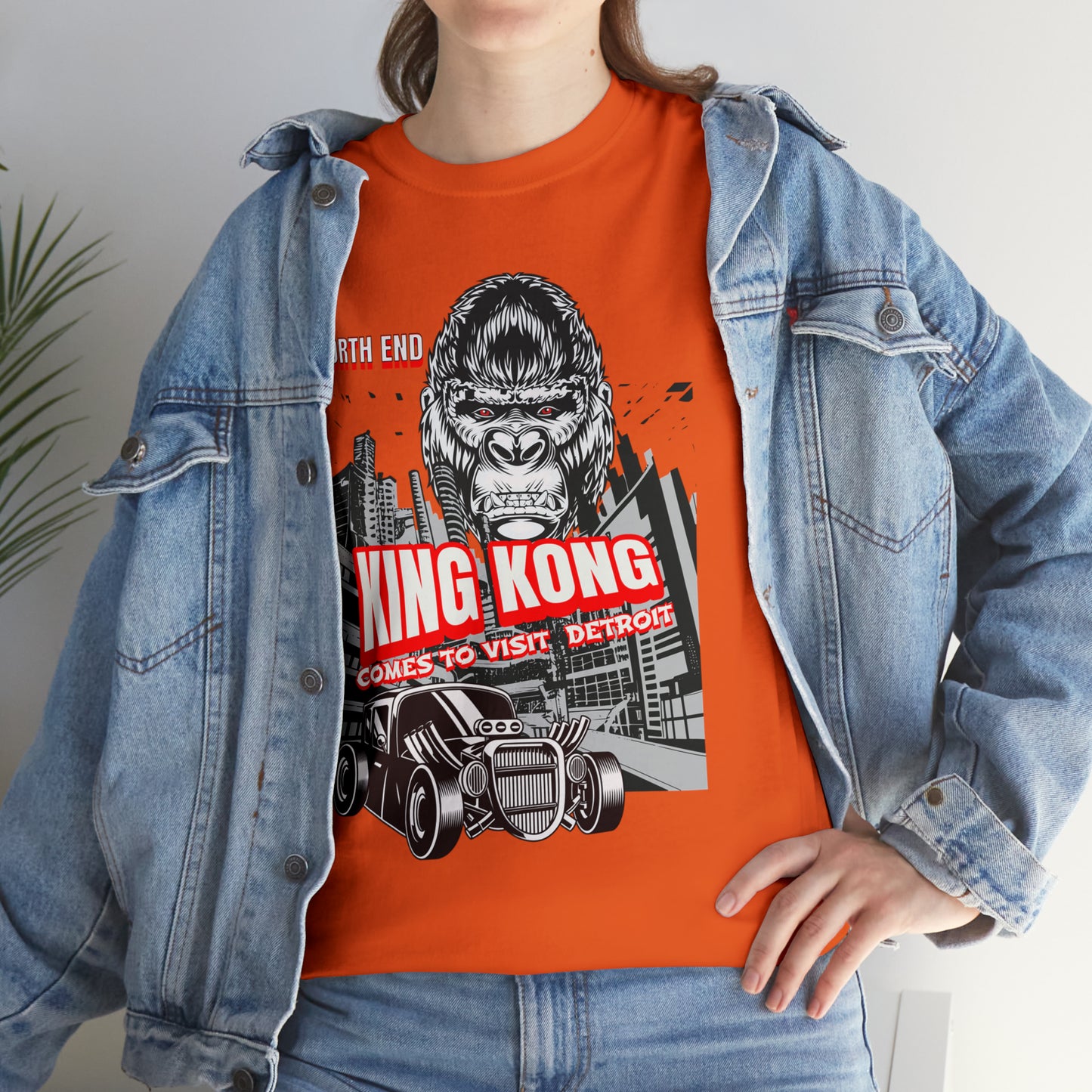 Unisex Heavy Cotton Tee NORTH END KONG