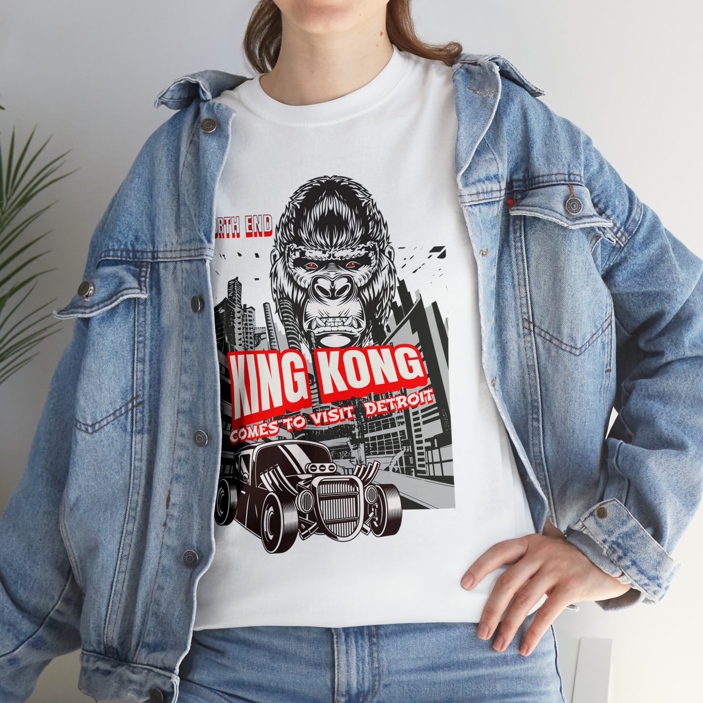 Unisex Heavy Cotton Tee NORTH END KONG