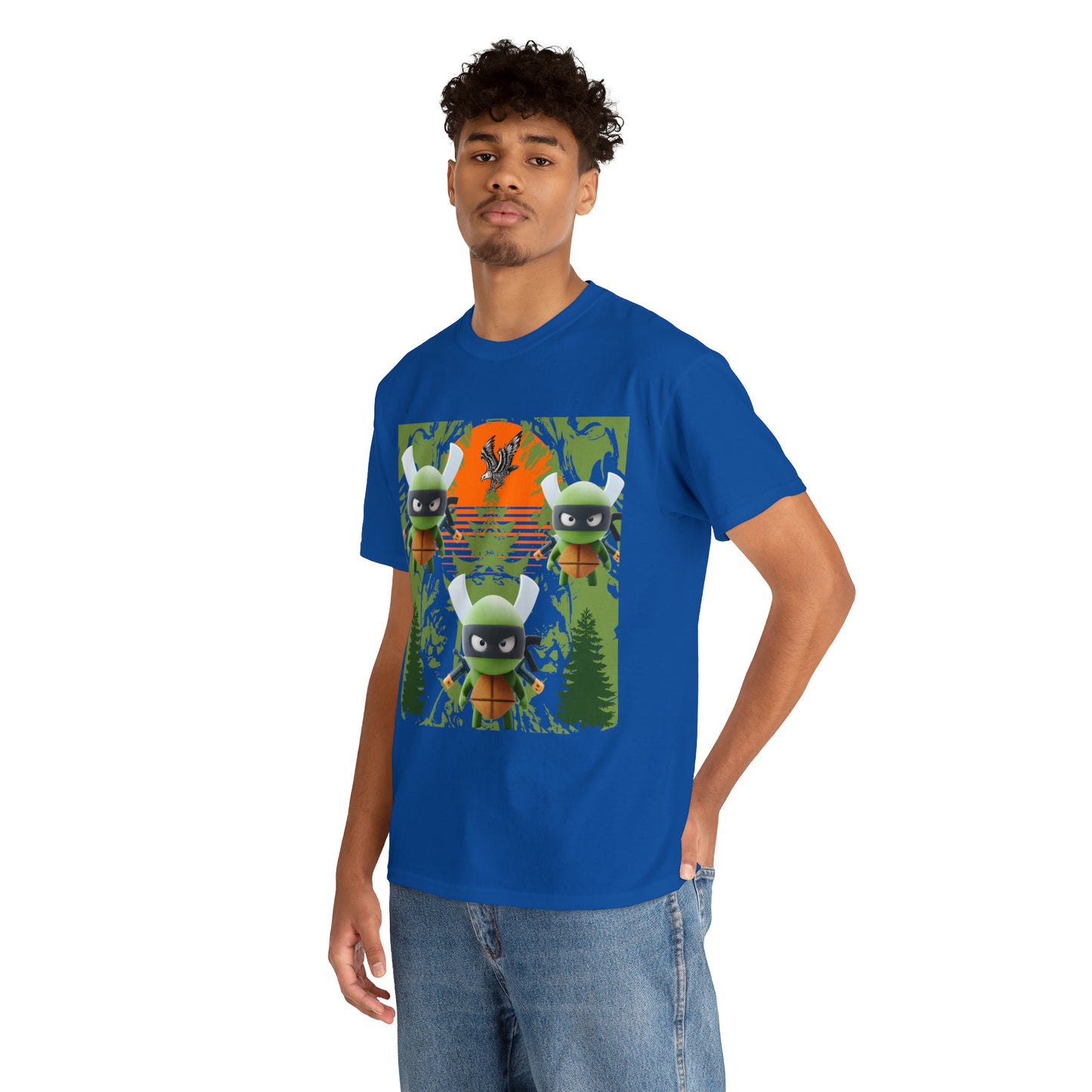 Unisex Heavy Cotton Tee The return of the three ninjas