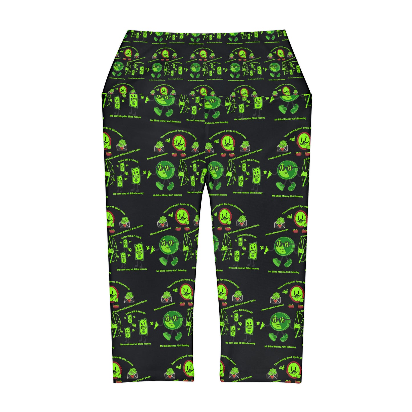 Yoga Capri Leggings (AOP) JUST FLY PATTERN