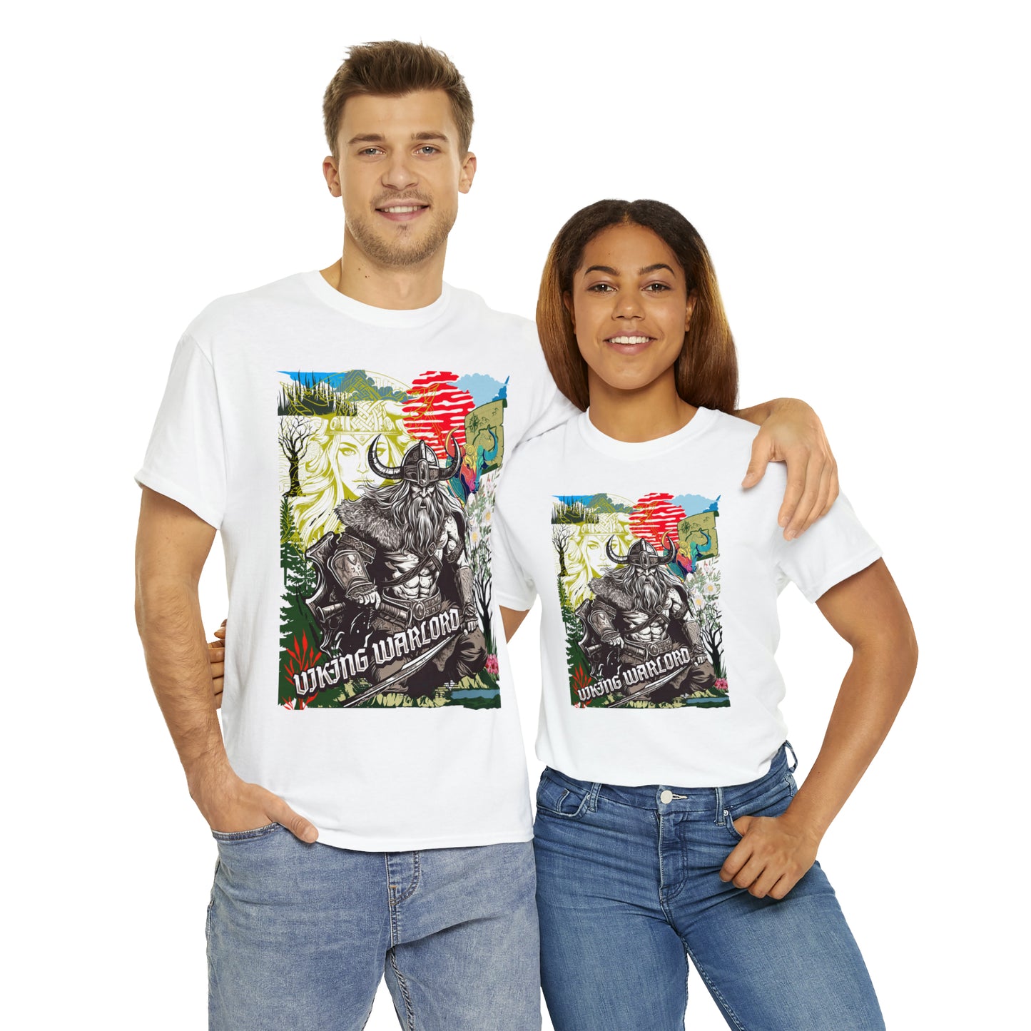 Unisex Heavy Cotton Tee  VIKING WARLORD