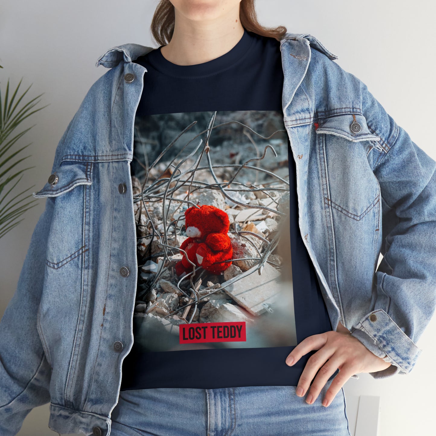 Unisex Heavy Cotton Tee Lost Teddy
