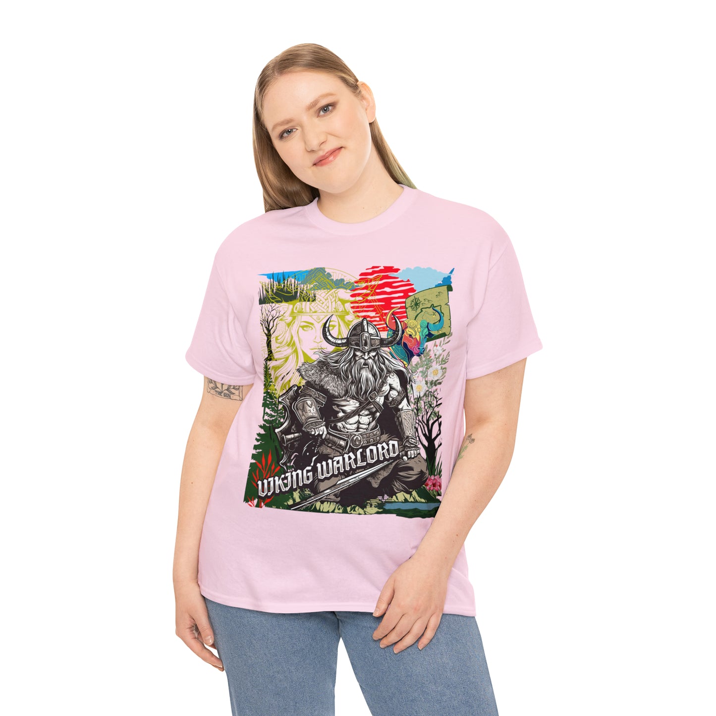 Unisex Heavy Cotton Tee  VIKING WARLORD