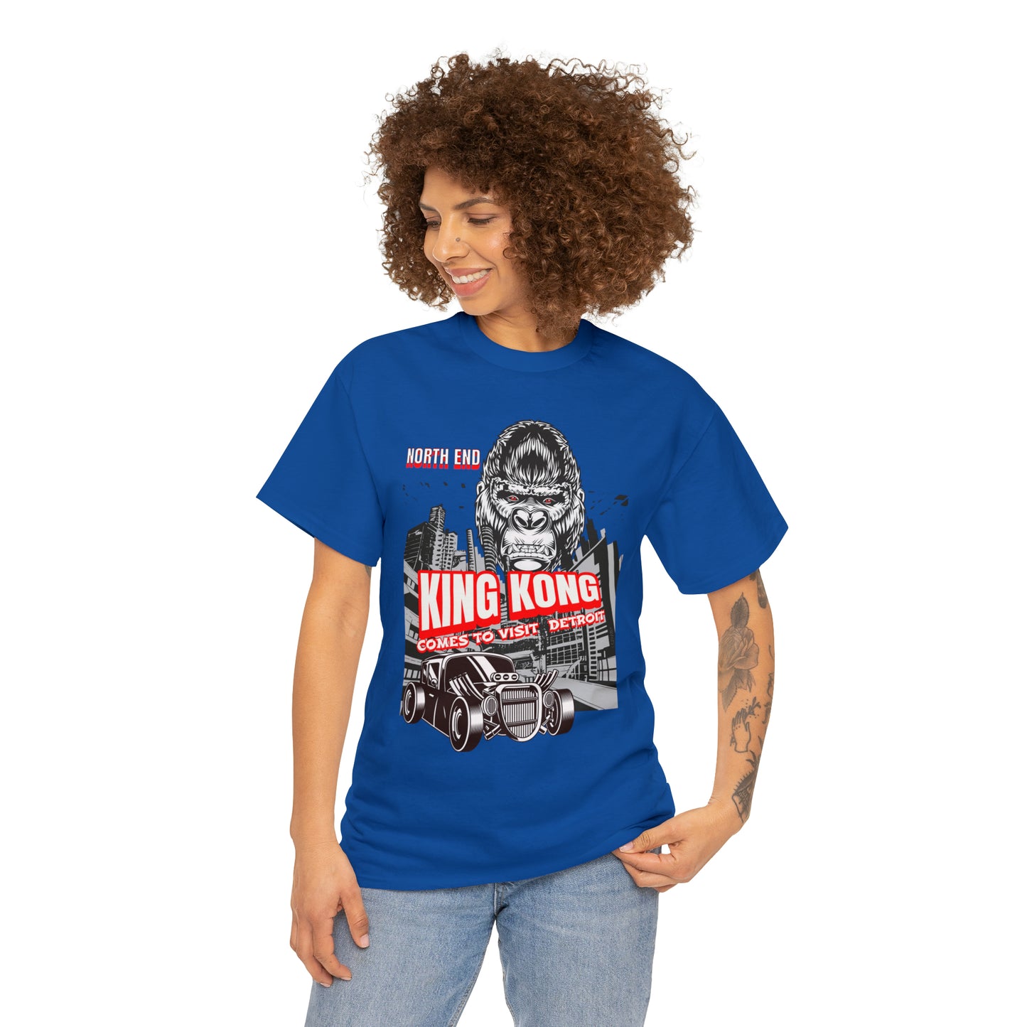 Unisex Heavy Cotton Tee NORTH END KONG