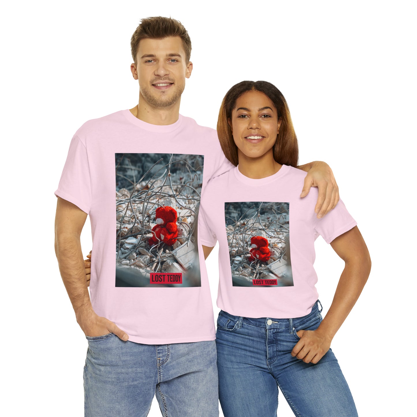 Unisex Heavy Cotton Tee Lost Teddy
