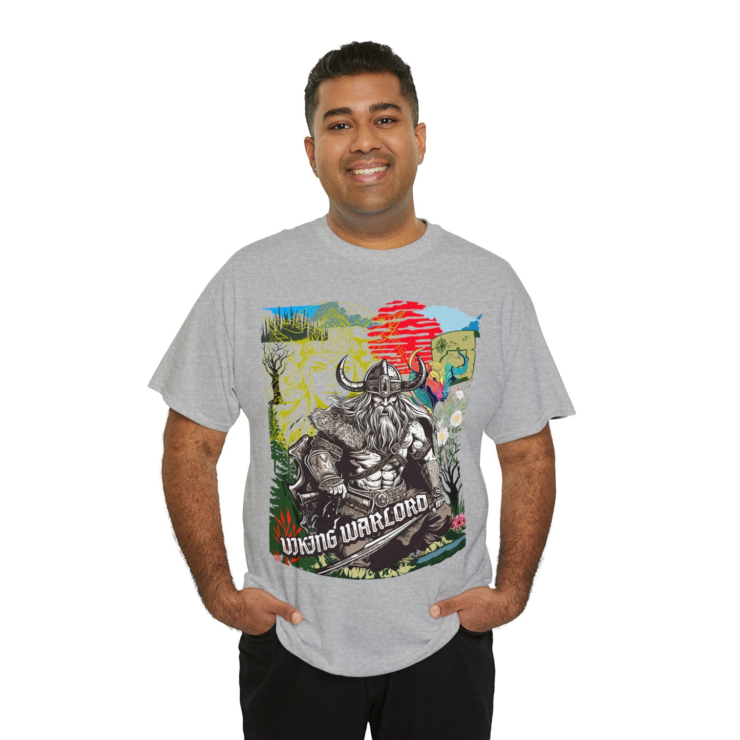 Unisex Heavy Cotton Tee  VIKING WARLORD