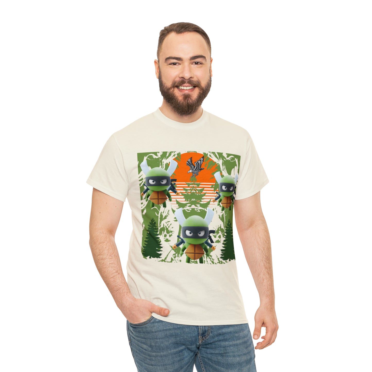 Unisex Heavy Cotton Tee The return of the three ninjas