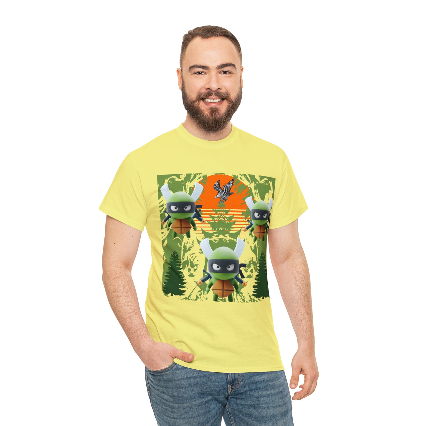 Unisex Heavy Cotton Tee The return of the three ninjas