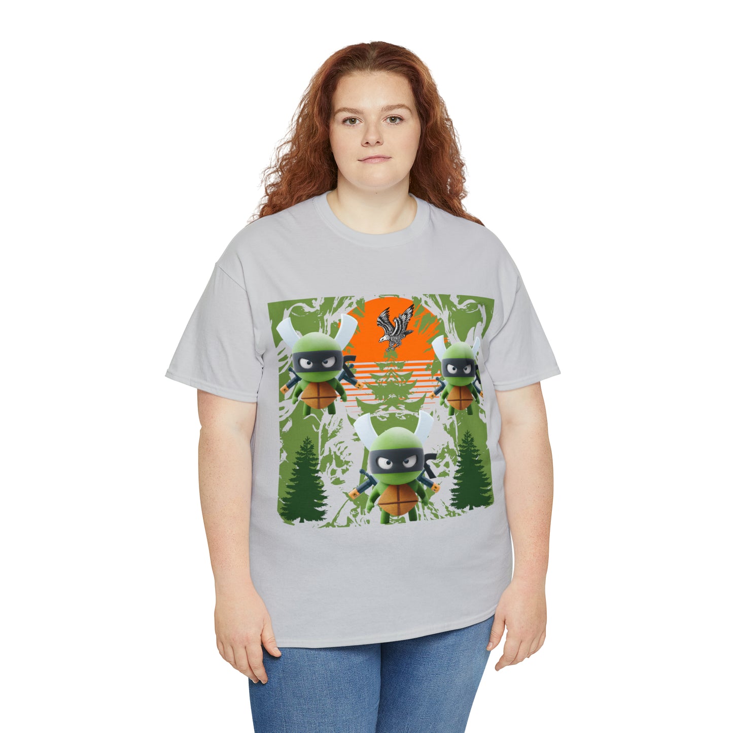Unisex Heavy Cotton Tee The return of the three ninjas