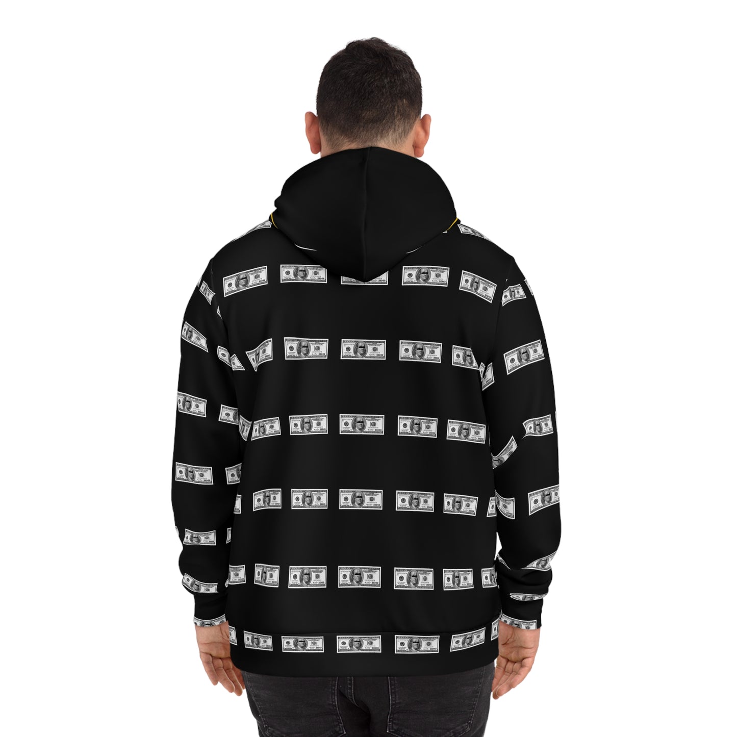 Fashion Hoodie (AOP) 100 Dollar Bill UNISEX @Stayfly