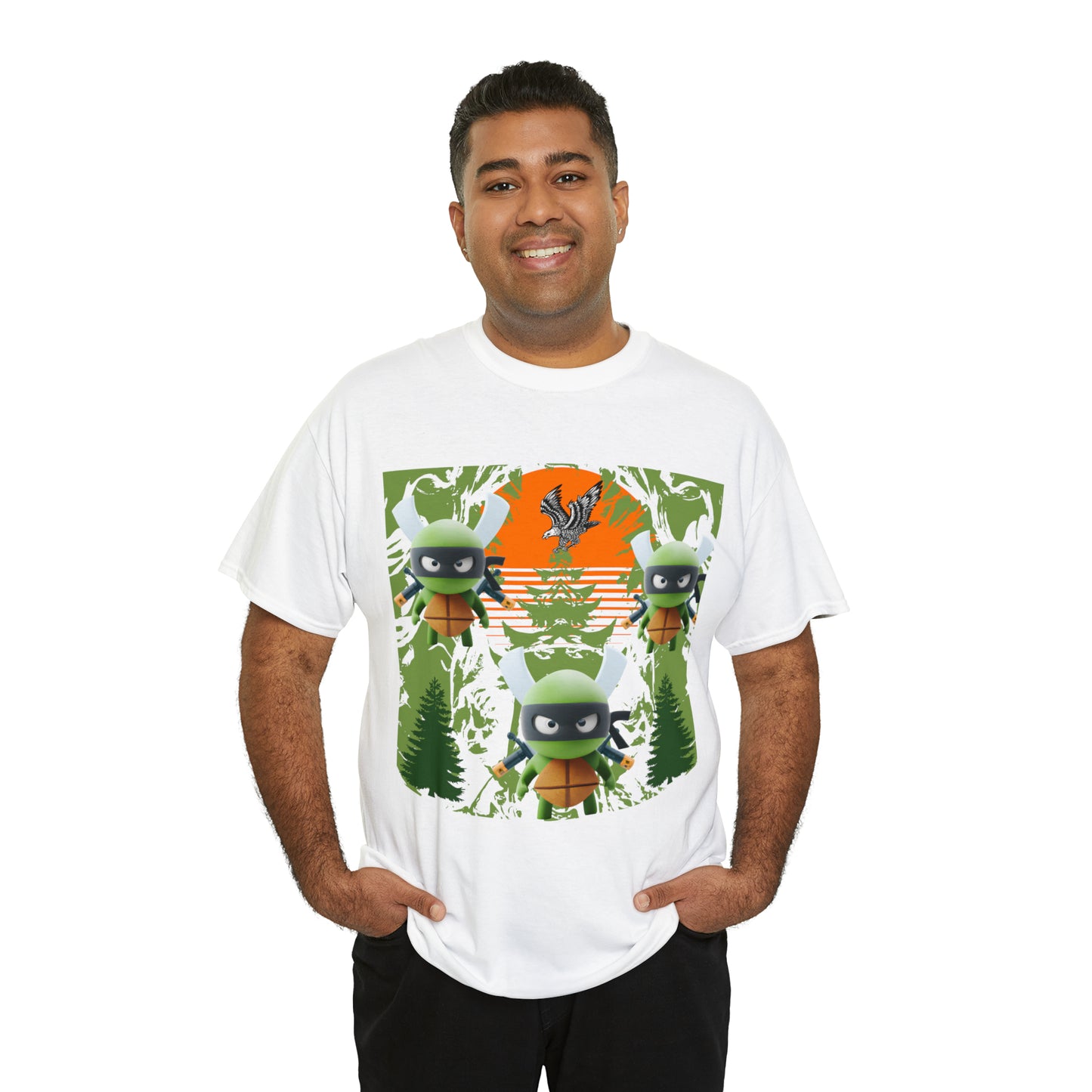 Unisex Heavy Cotton Tee The return of the three ninjas