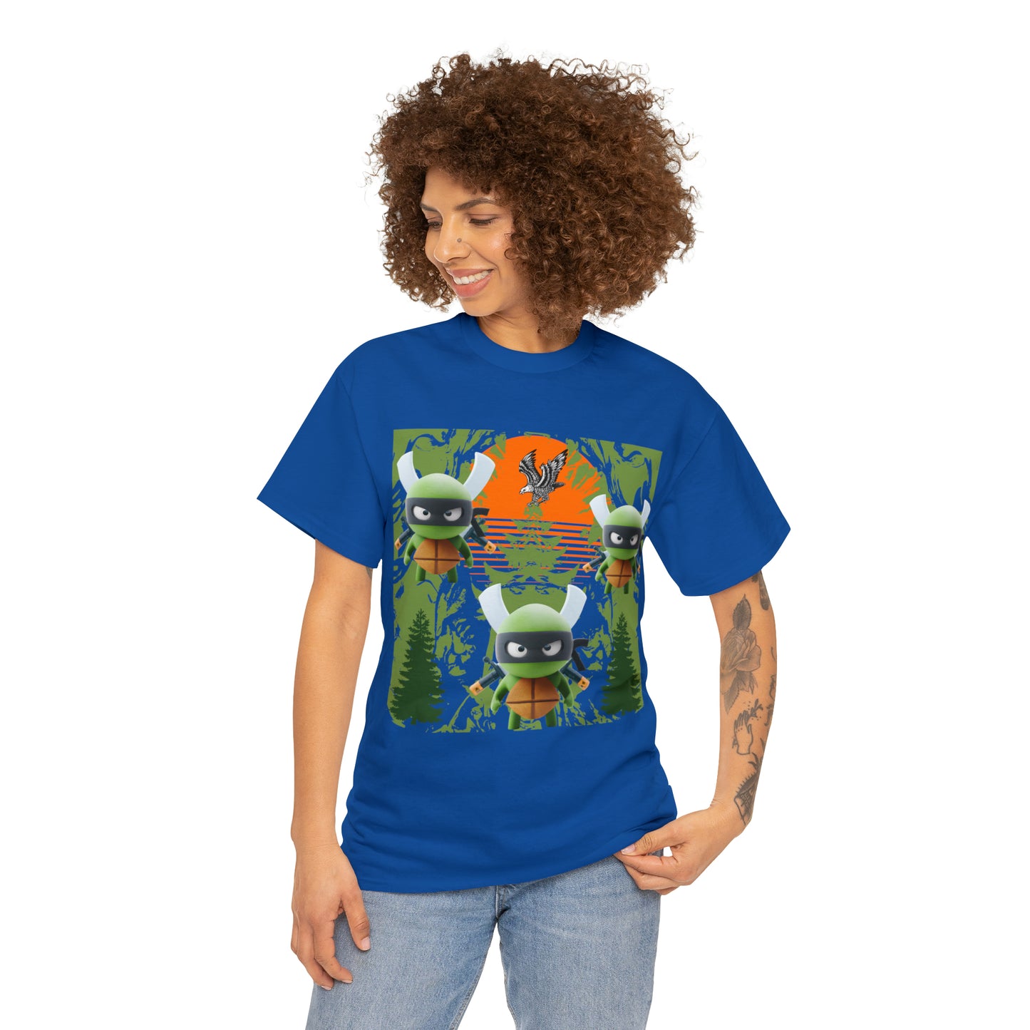 Unisex Heavy Cotton Tee The return of the three ninjas